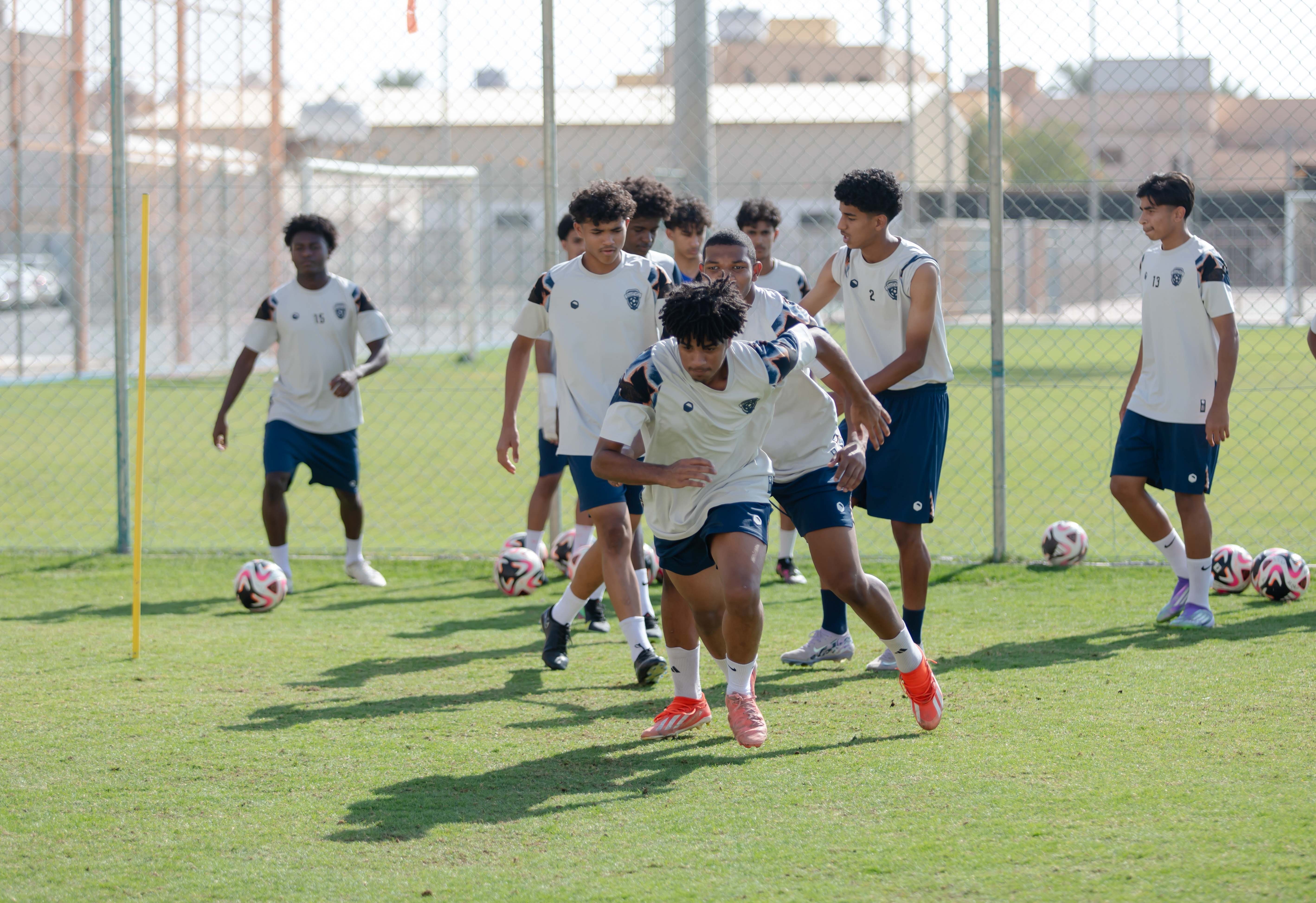 الفيحاء تحت 17 سنة يواصل تحضيراته اليومية لمواجهة نظيره نادي الشعلة