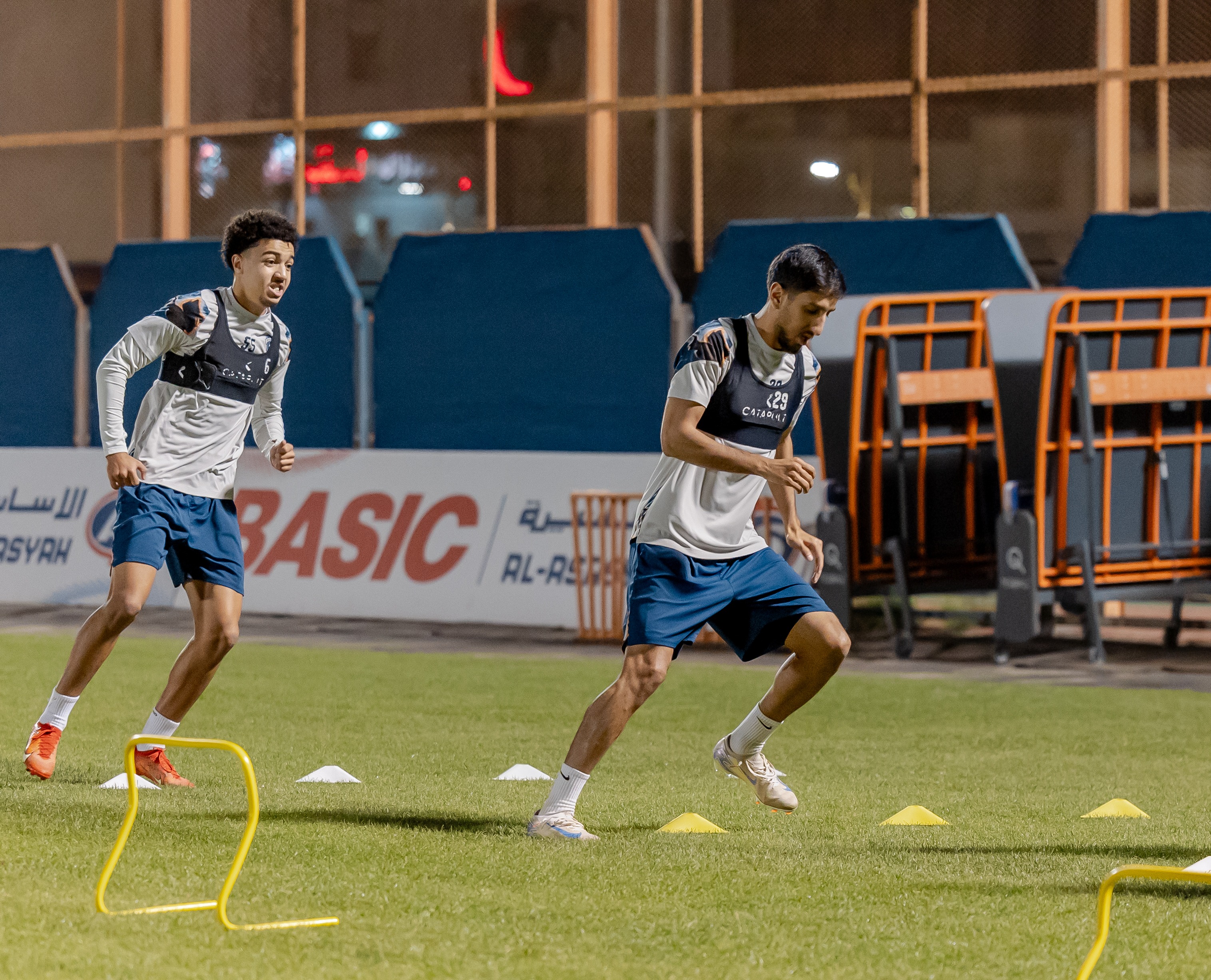 الفيحاء يجري مرانه الرئيس استعداداً لمواجهة الرياض الودية