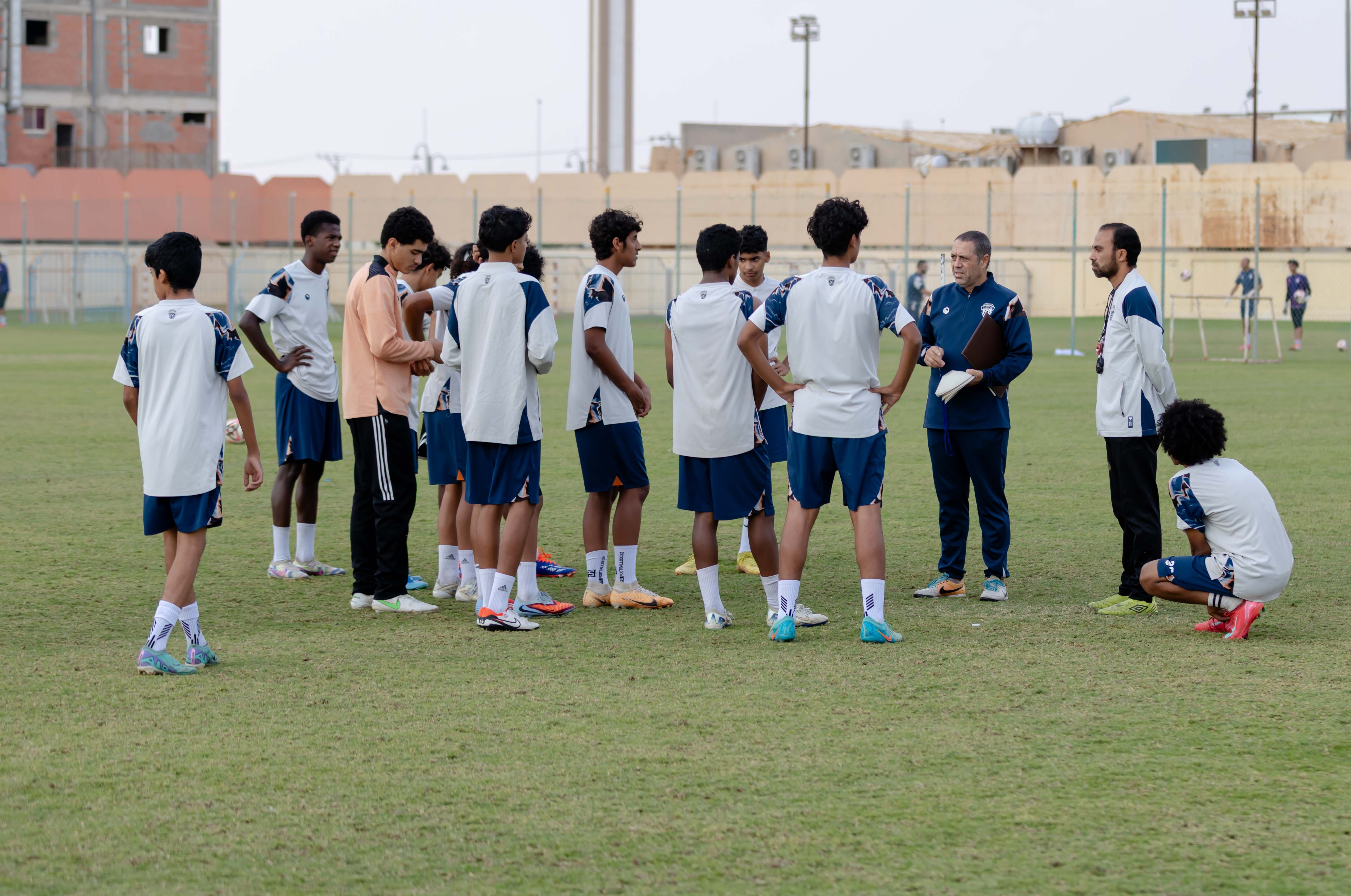 الفيحاء تحت 15 سنة يجري تمرينه الرئيس لمواجهة نظيره نادي الهلال
