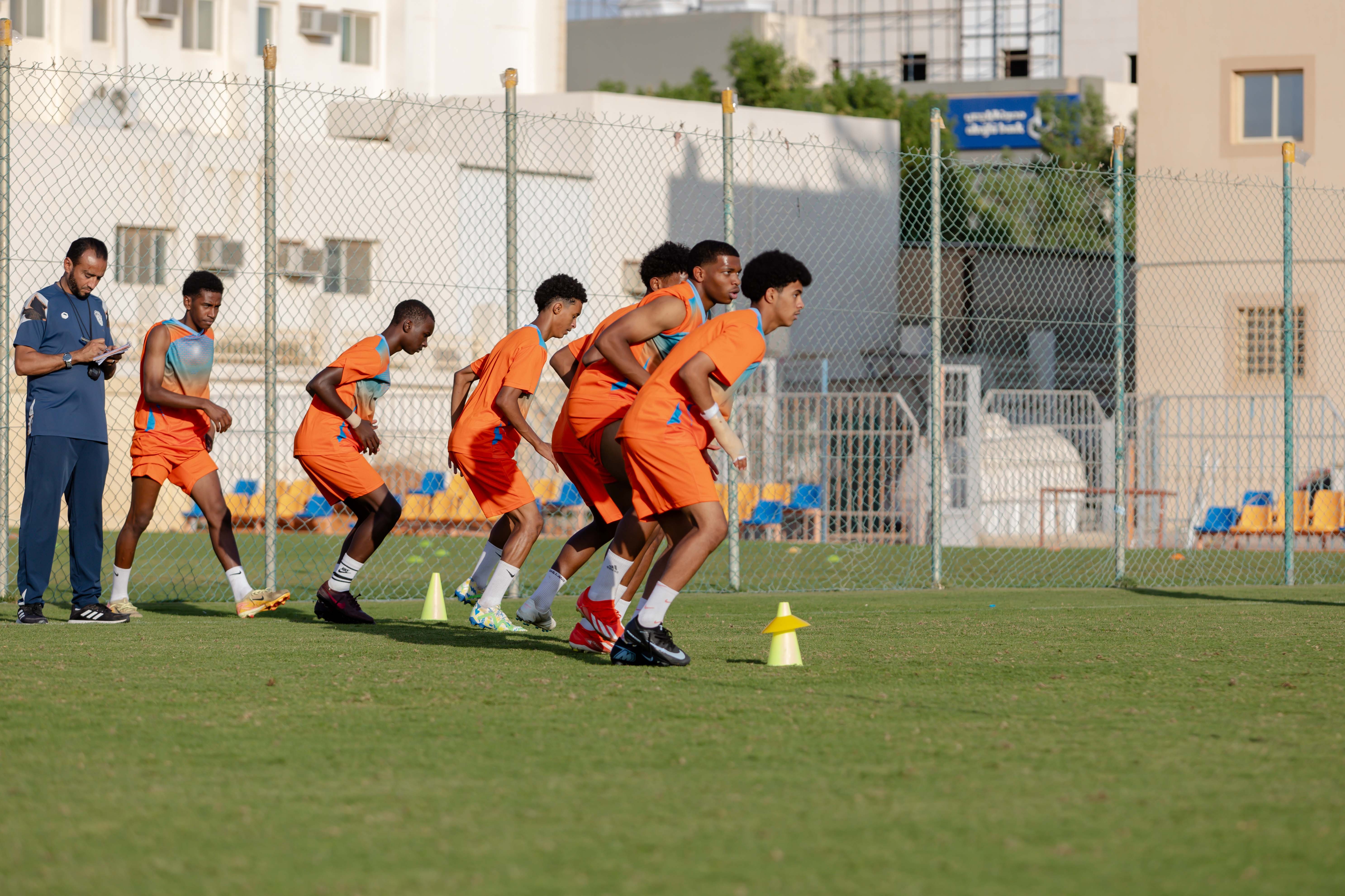 الفيحاء تحت 17 سنة يجري تمرينه الرئيس لمواجهة نظيره نادي الانصار