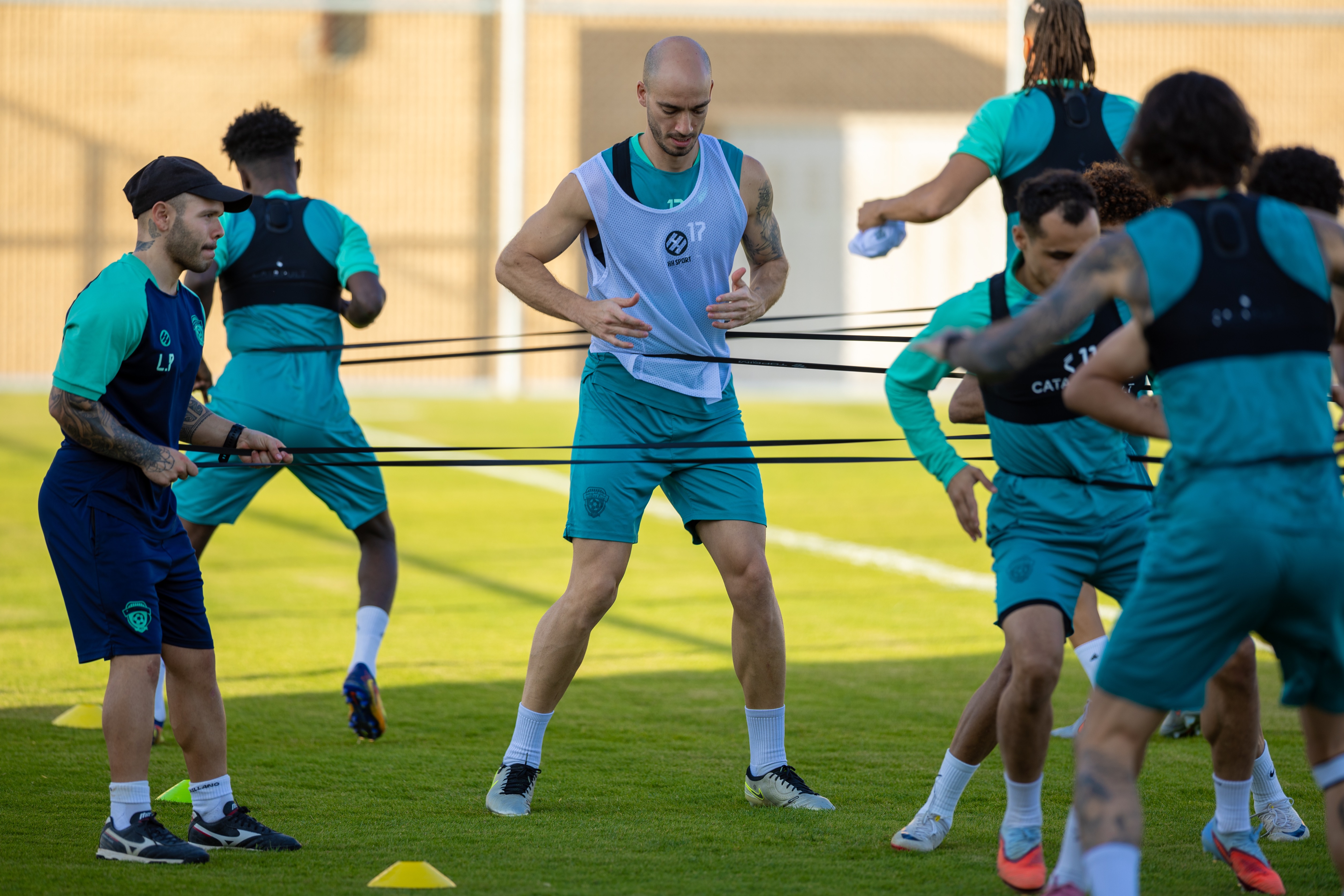 الفيحاء يجري مرانه الرئيس استعداداً لمواجهة الإتفاق