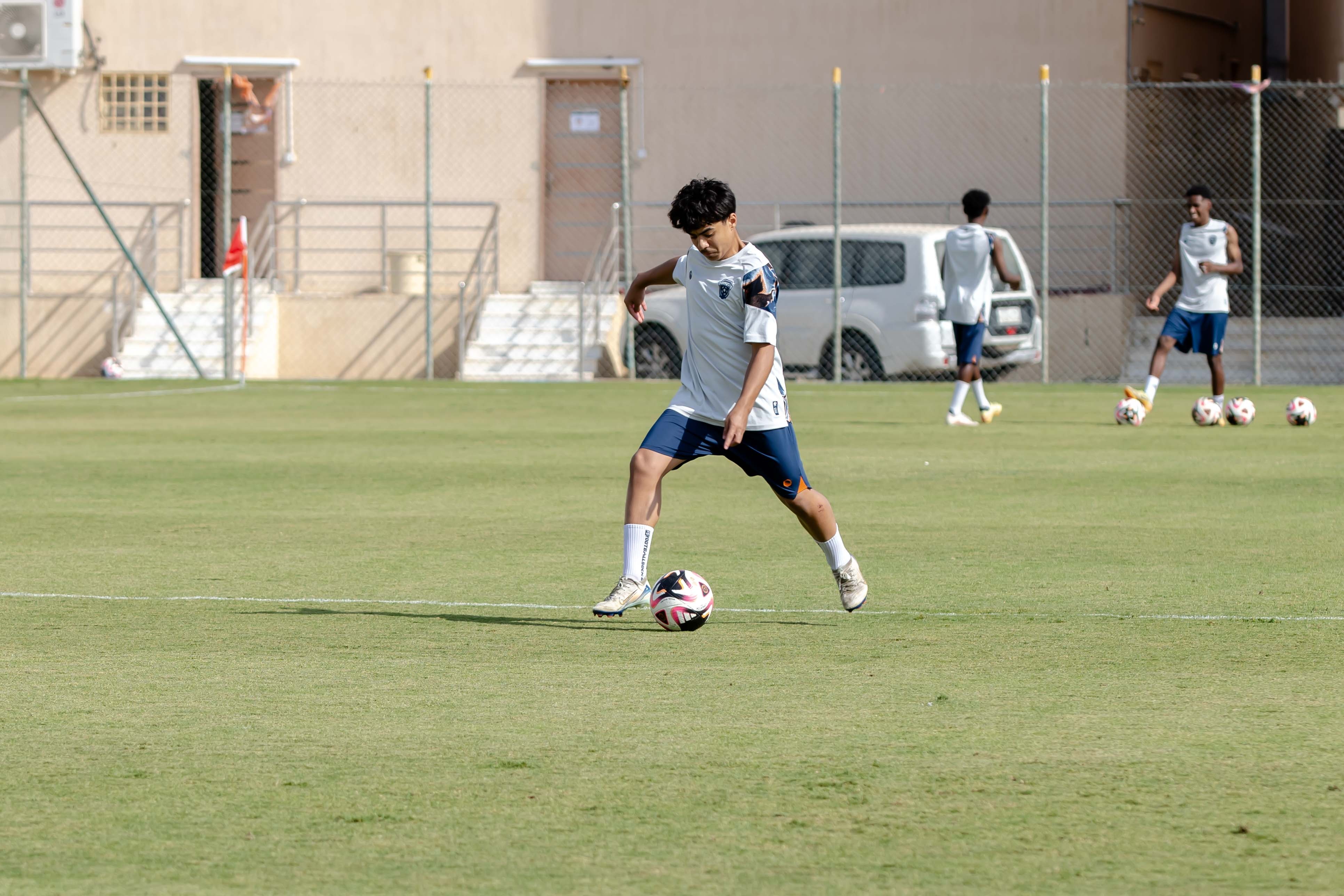 الفيحاء تحت 17 سنة يجري تمرينه الرئيس لمواجهة نظيره نادي الامجاد