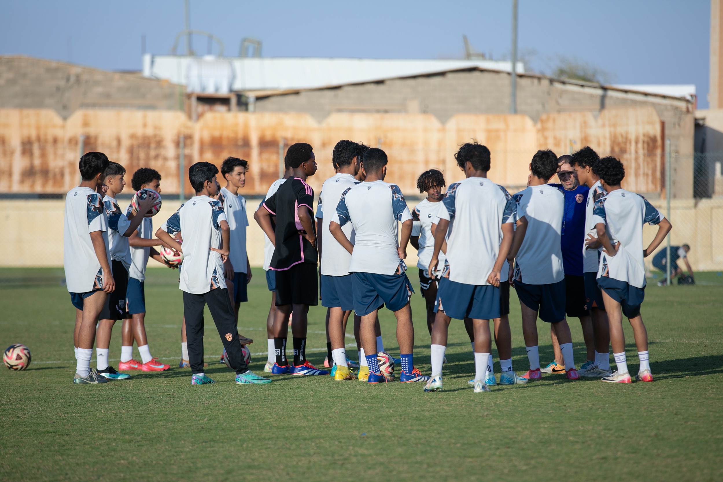 الفيحاء تحت 15 سنة يجري تمرينه الرئيس لمواجهة نظيره نادي الباطن
