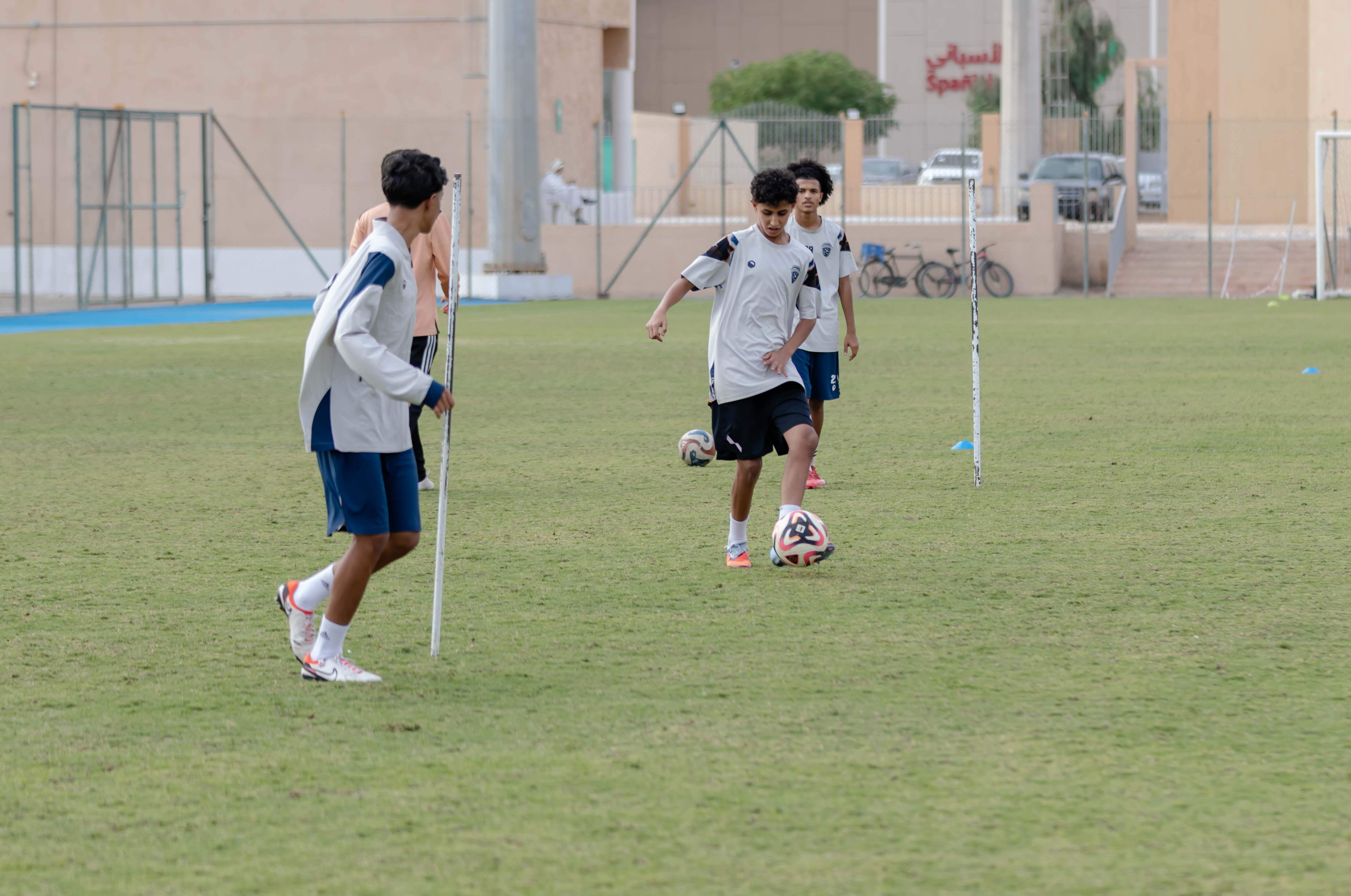 الفيحاء تحت 15 سنة يجري تمرينه الرئيس لمواجهة نظيره نادي الهلال
