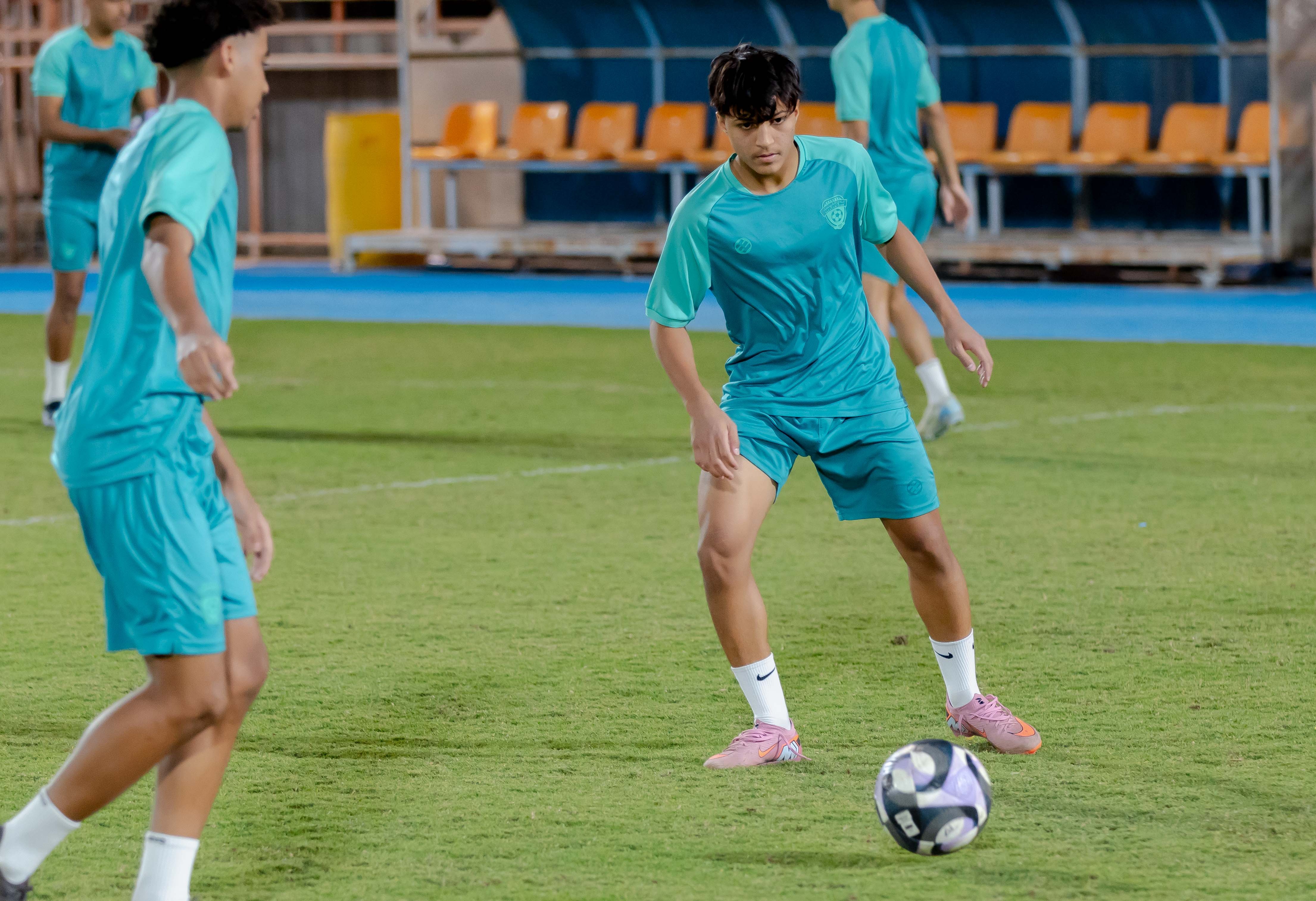 الفيحاء تحت 21 عام يجري تمرينه الرئيس استعداداً لملاقاة العروبة