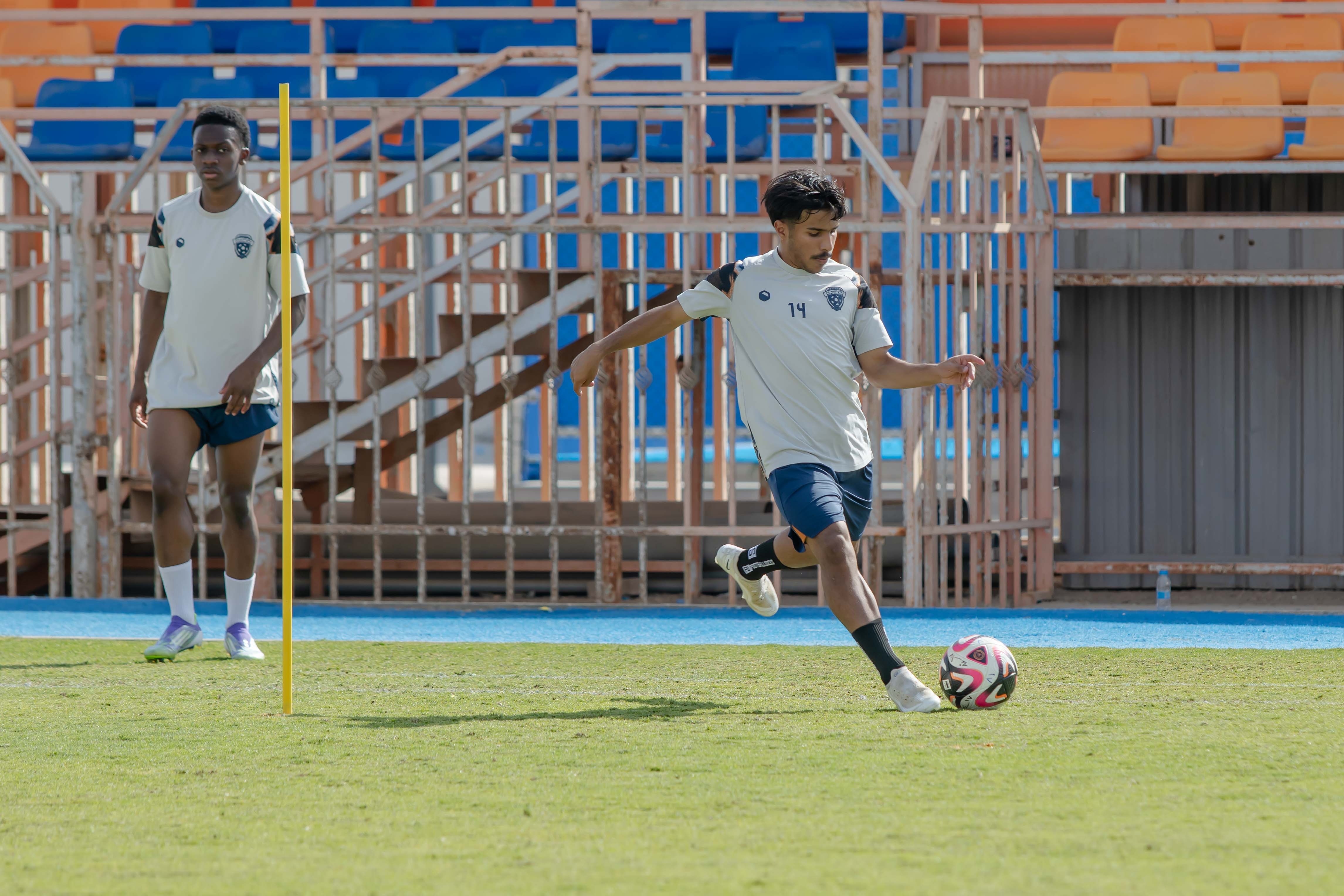 الفيحاء تحت 17 سنة يجري تمرينه الرئيس لمواجهة نظيره نادي الامجاد