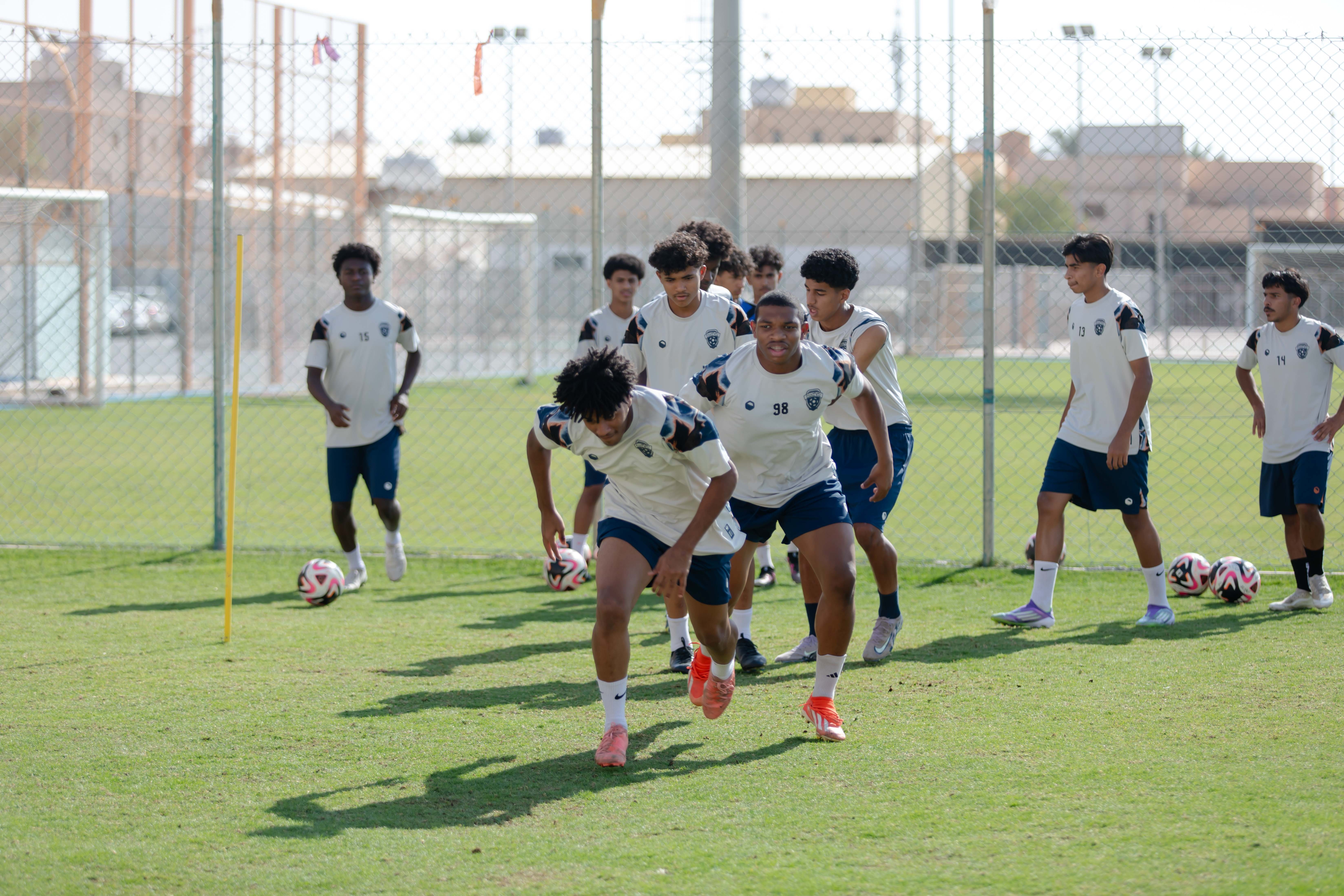 الفيحاء تحت 17 سنة يواصل تحضيراته اليومية لمواجهة نظيره نادي الشعلة