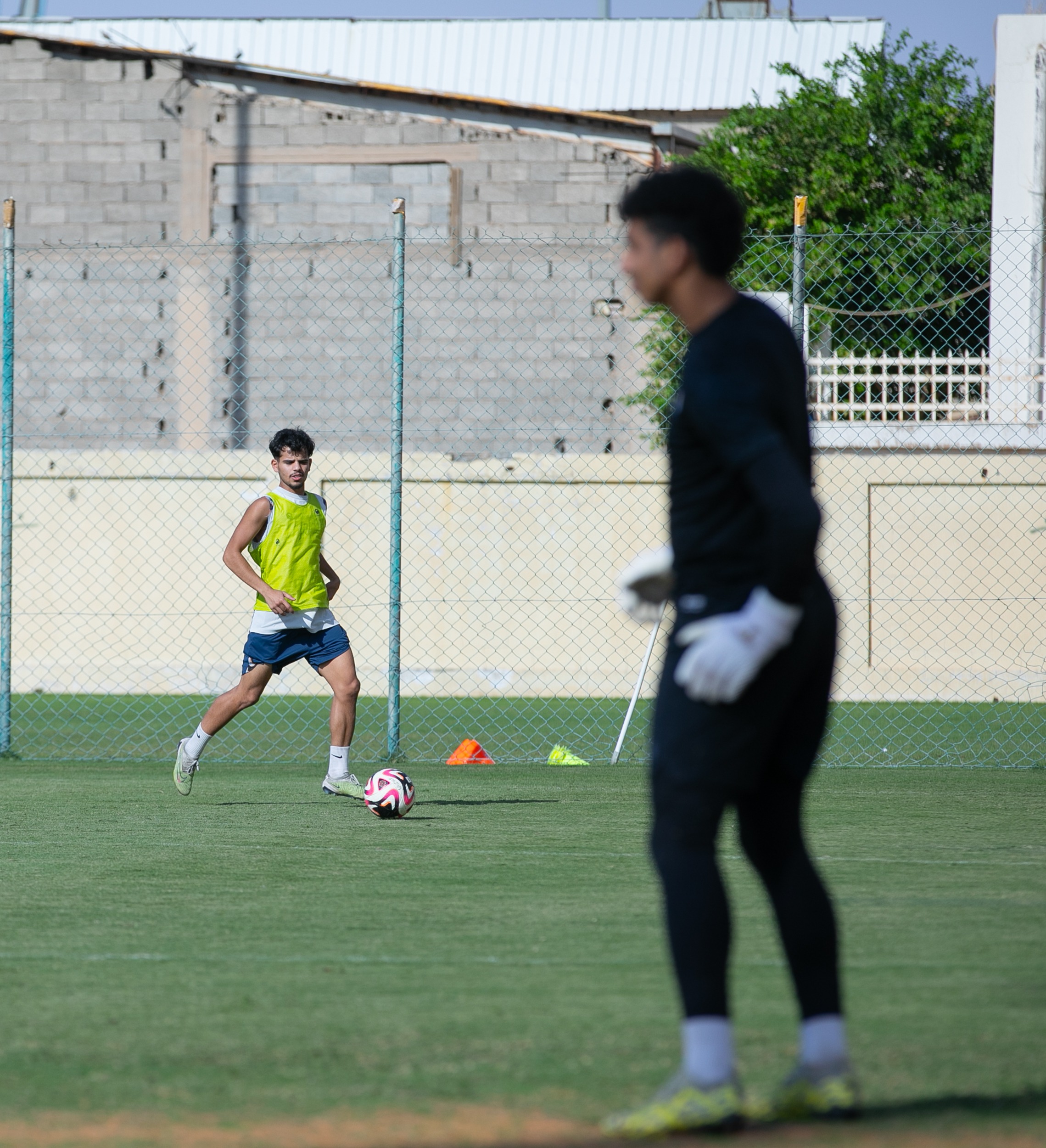 الفيحاء تحت 18 سنة يجري تمرينه الرئيس لمواجهة نظيره نادي النصر