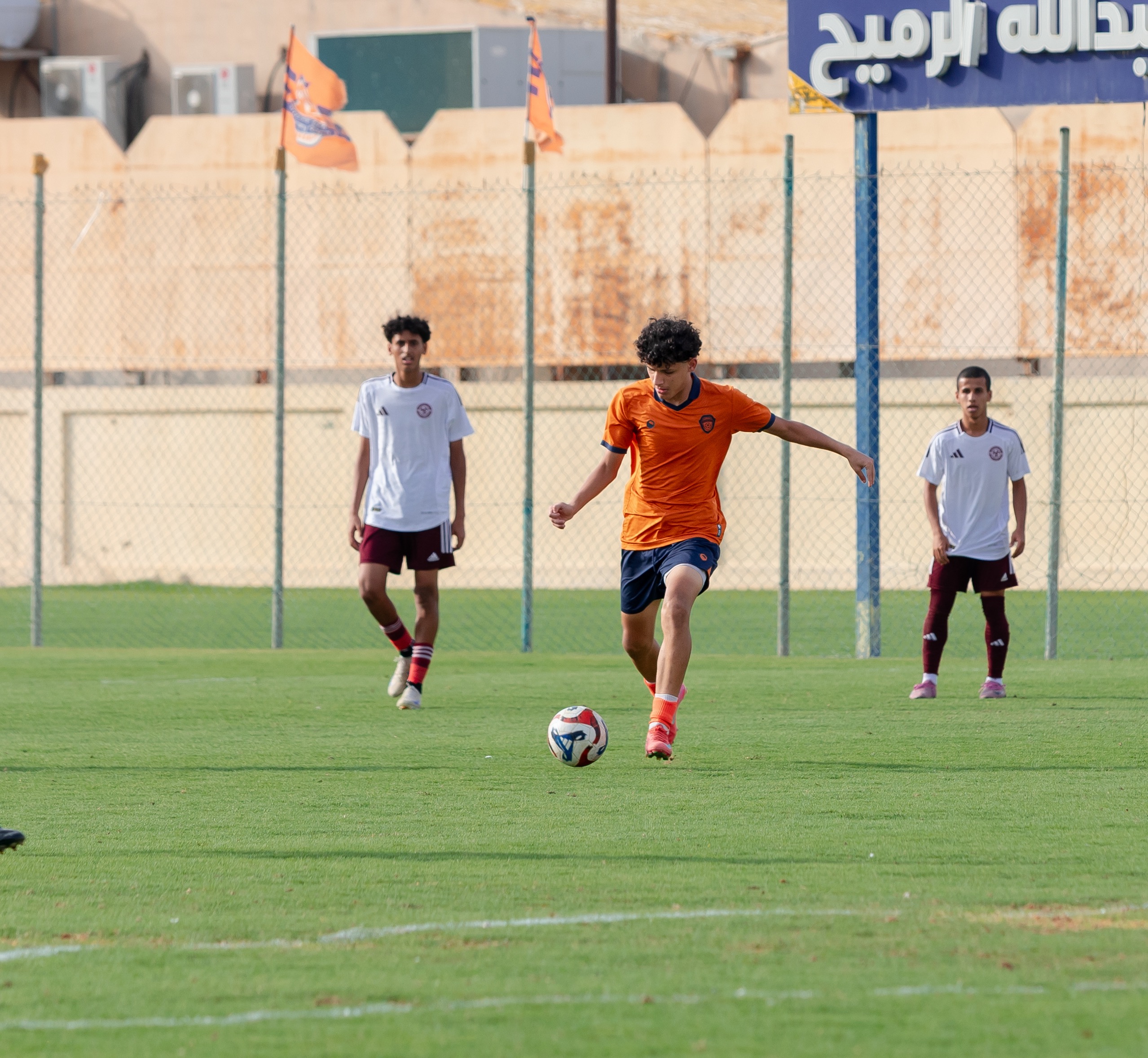 الفيحاء تحت 17 سنة يكسب لقاء نظيره نادي الفيصلي باربعة اهداف نظيفة