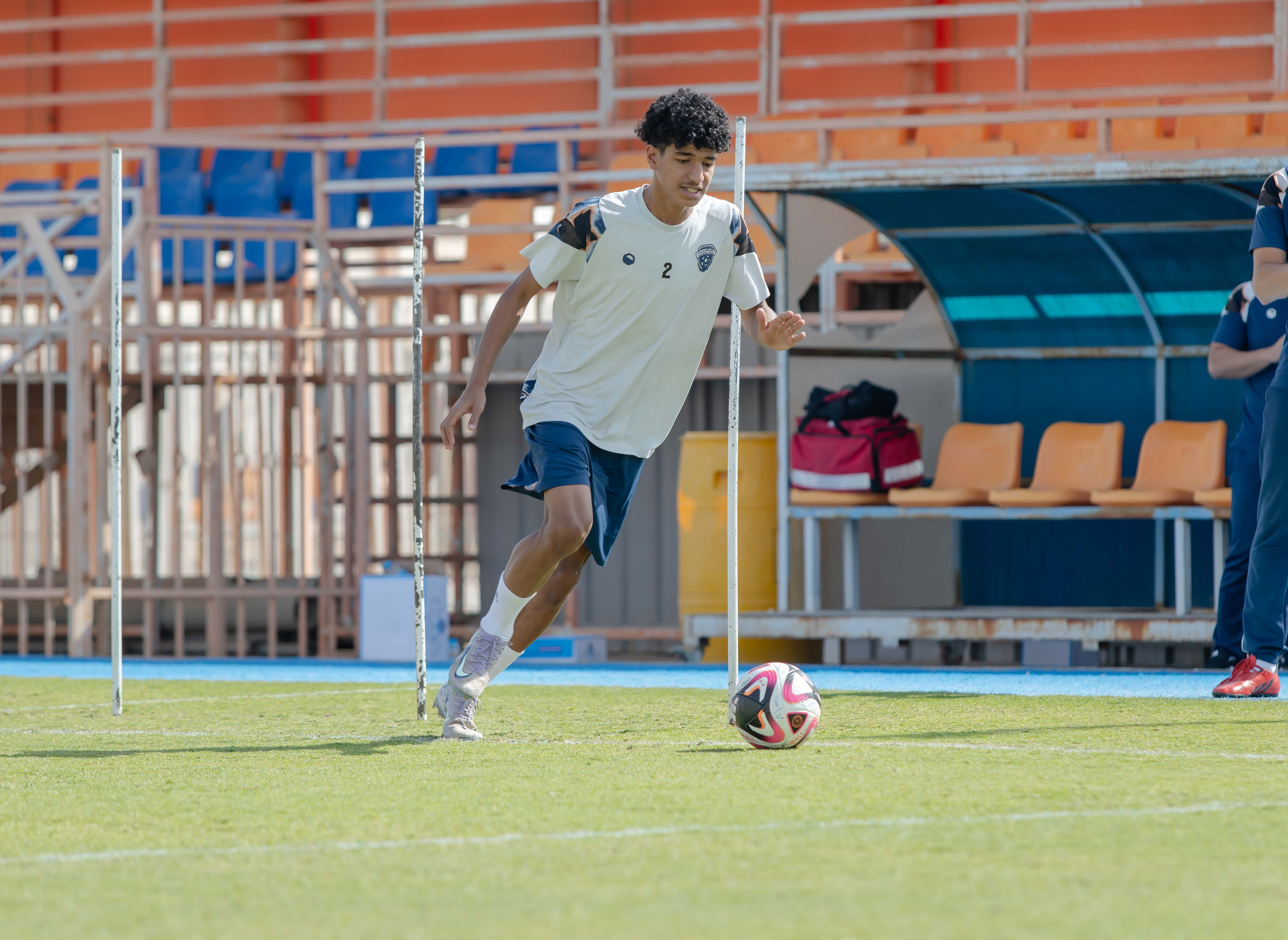 الفيحاء تحت 17 سنة يجري تمرينه الرئيس لمواجهة نظيره نادي الامجاد