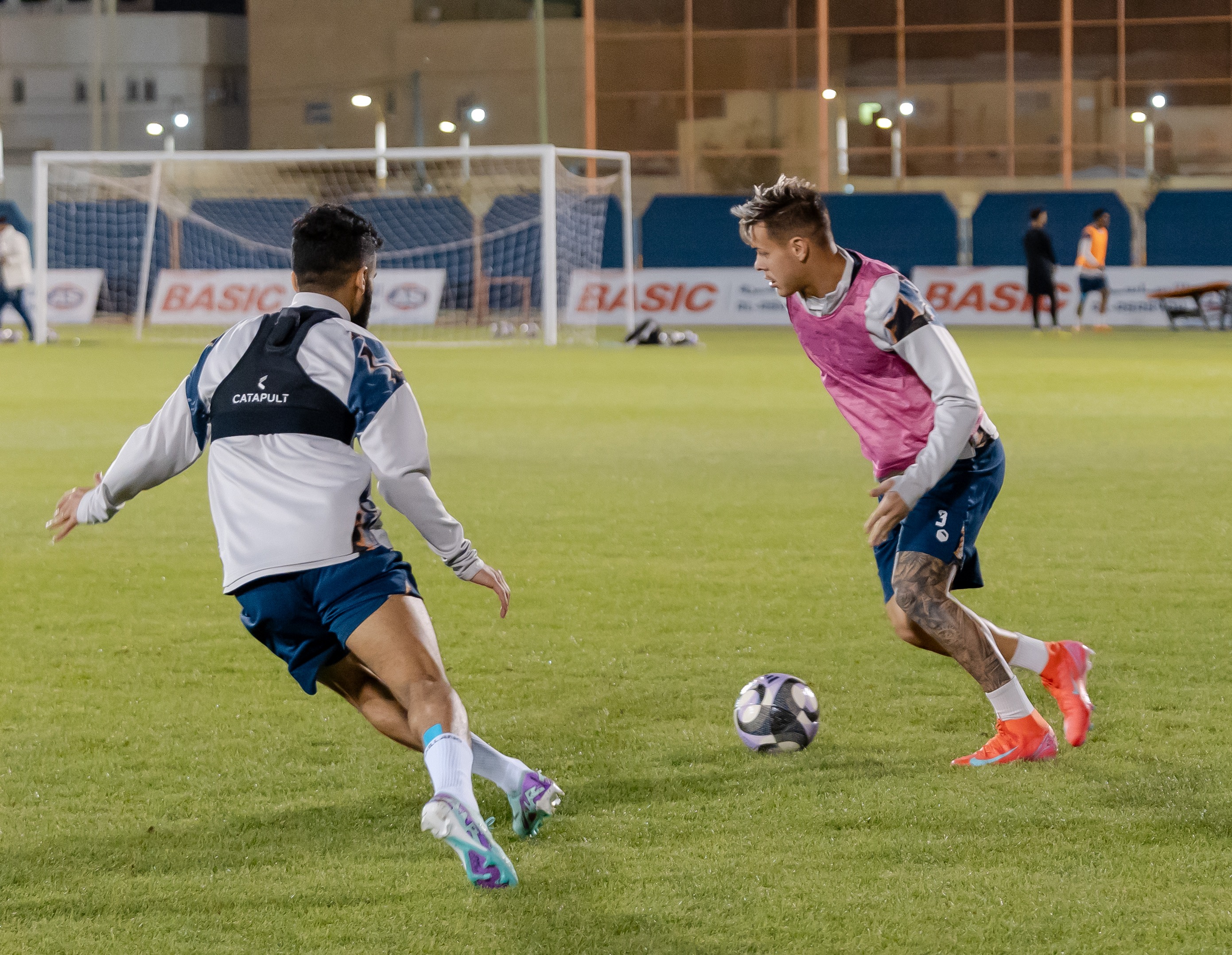 الفيحاء يواصل استعداداته بمناورة رسمية