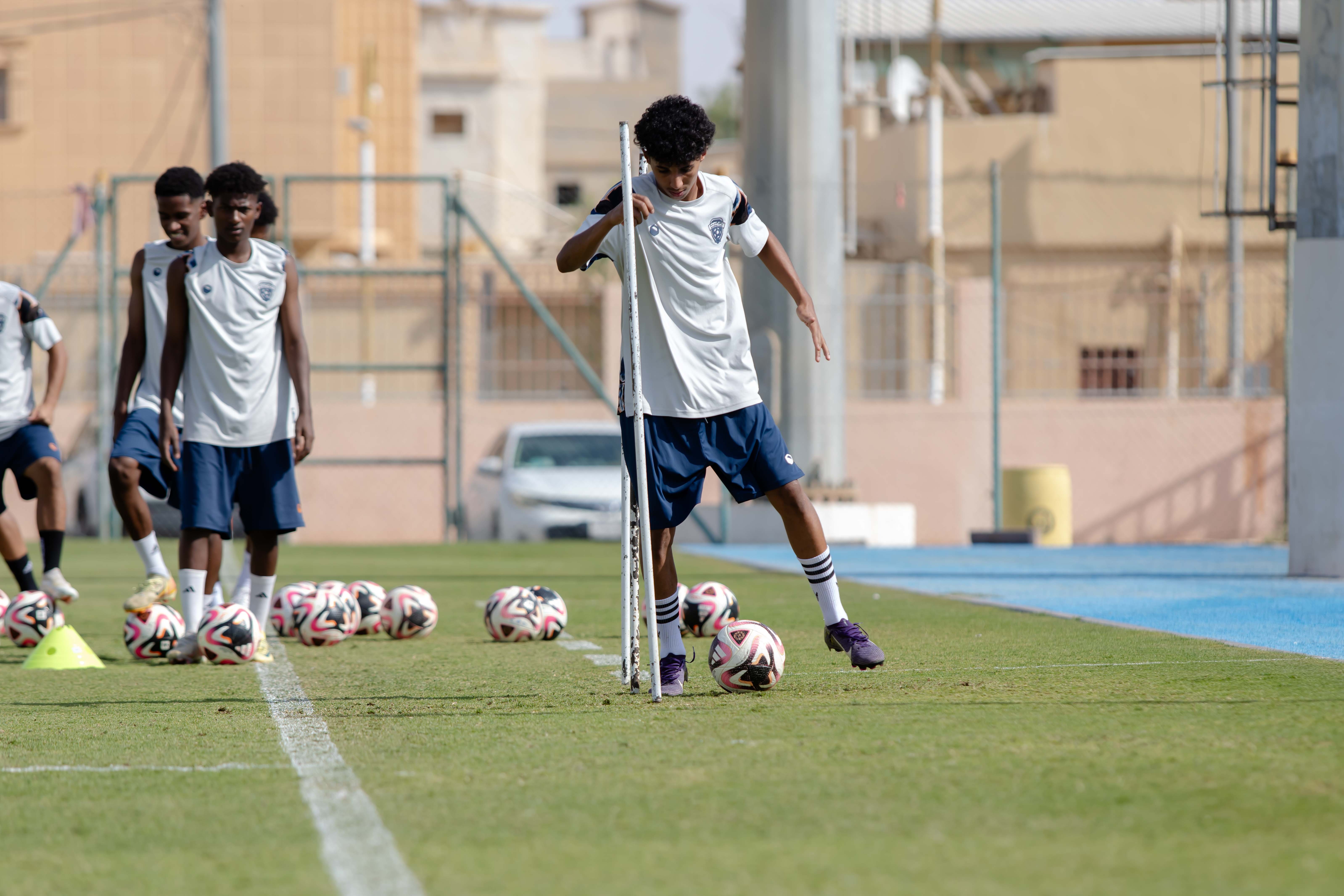 الفيحاء تحت 17 سنة يجري تمرينه الرئيس لمواجهة نظيره نادي الامجاد