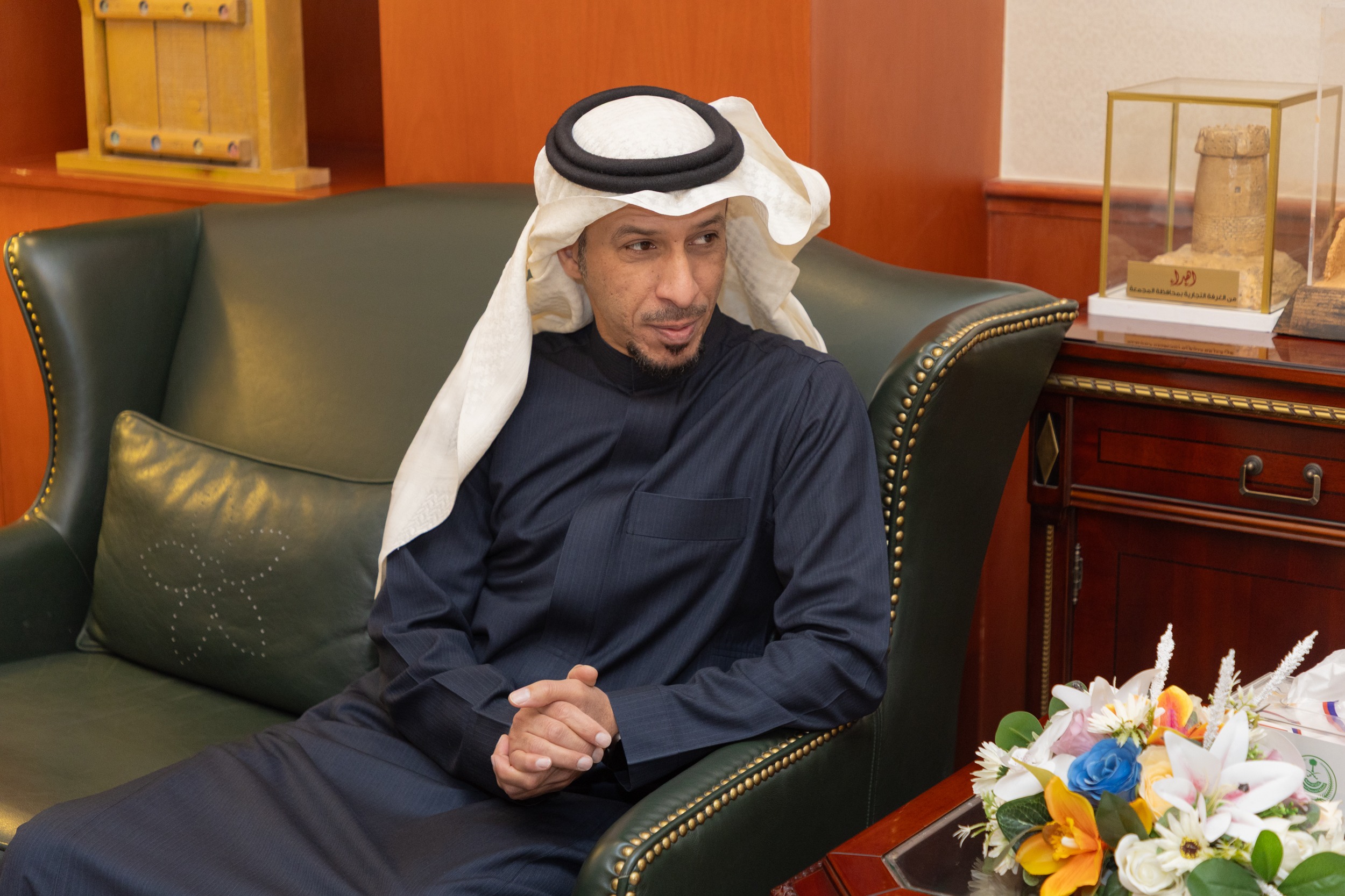 محافظ المجمعة يستقبل رئيس وأعضاء مجلس إدارة نادي الفيحاء