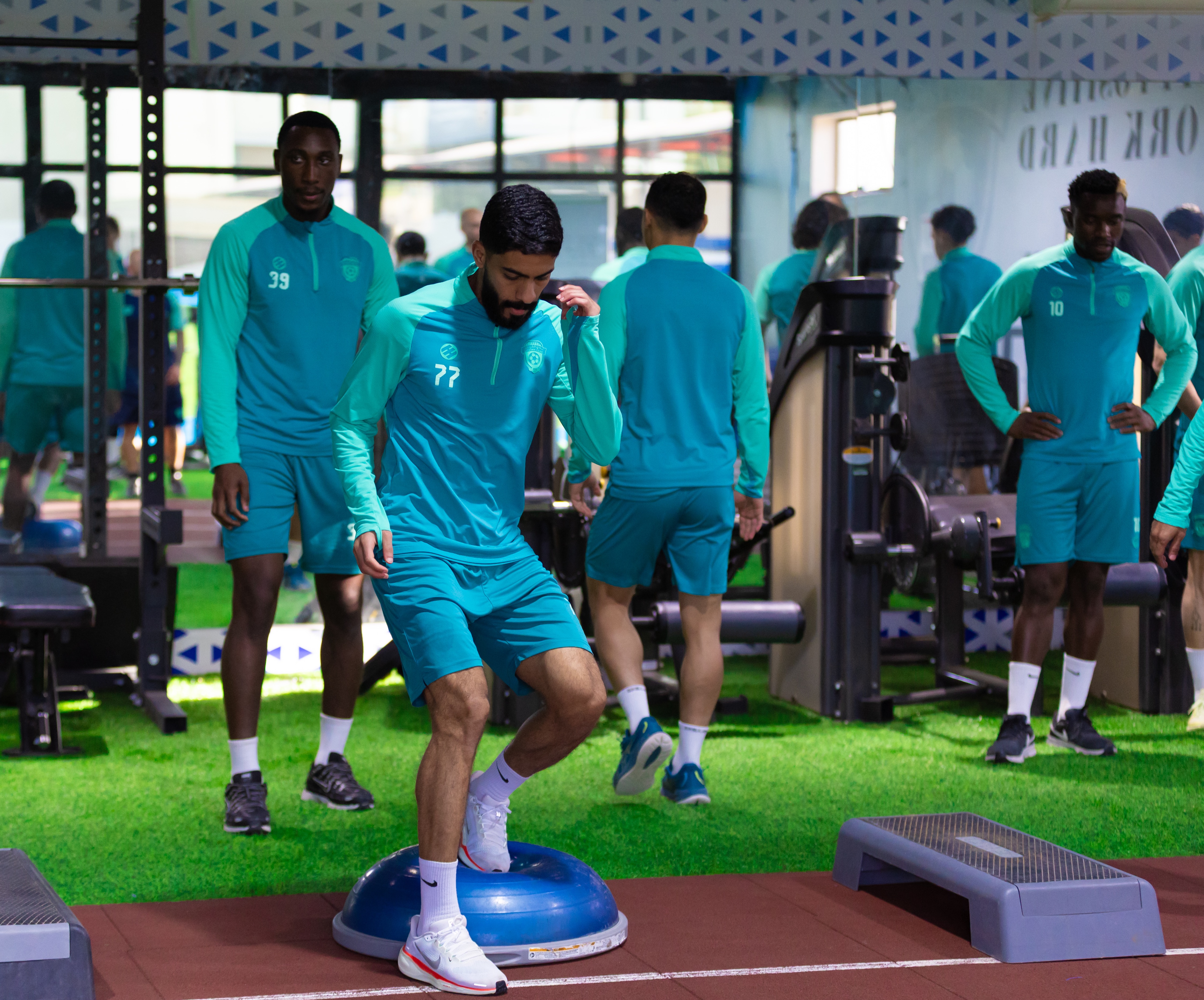 الفيحاء يجري مرانه الرئيس لمباراة الرياض