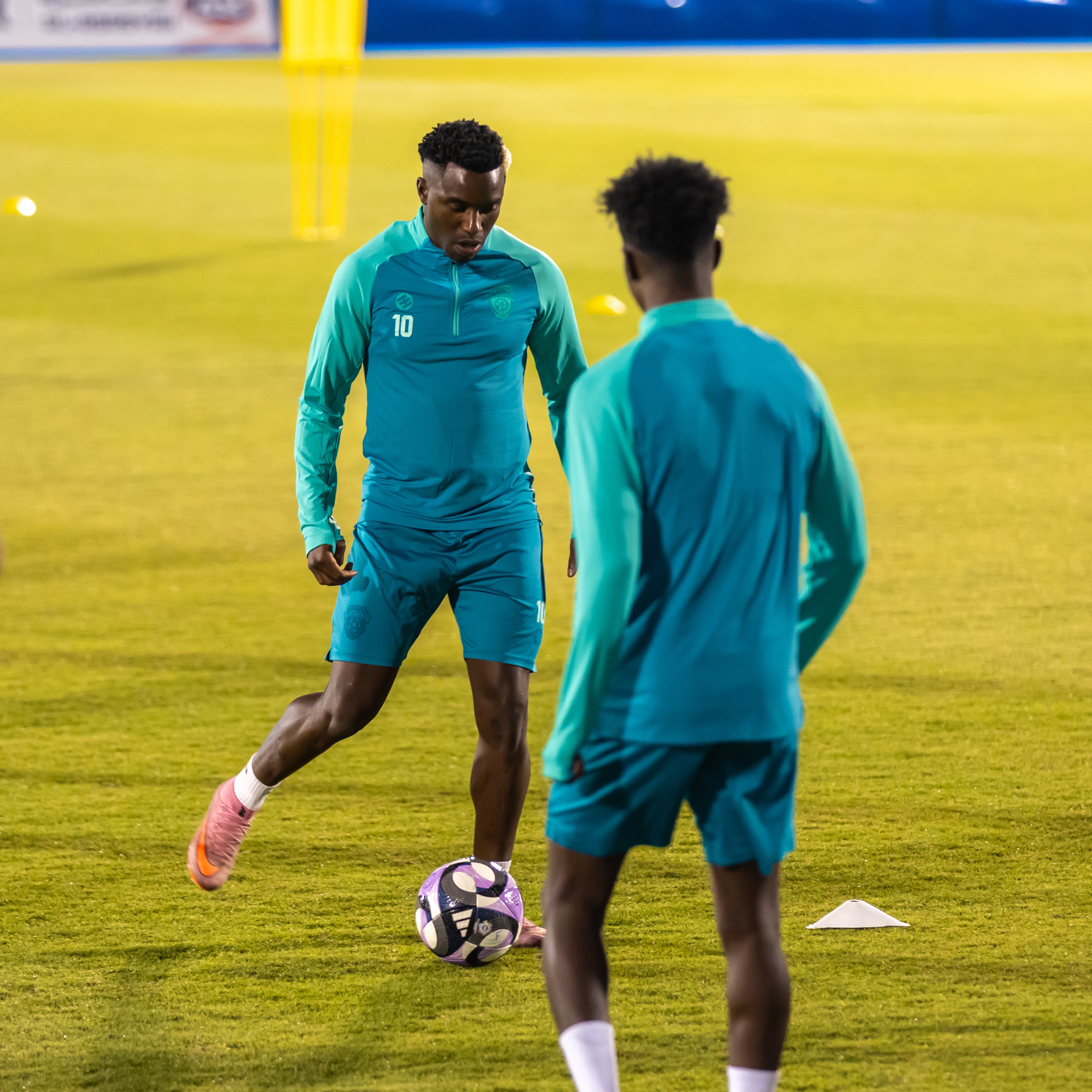 الفيحاء يختتم استعداداته الميدانية لمواجهة الأخدود على ملعب مدينة المجمعة الرياضية