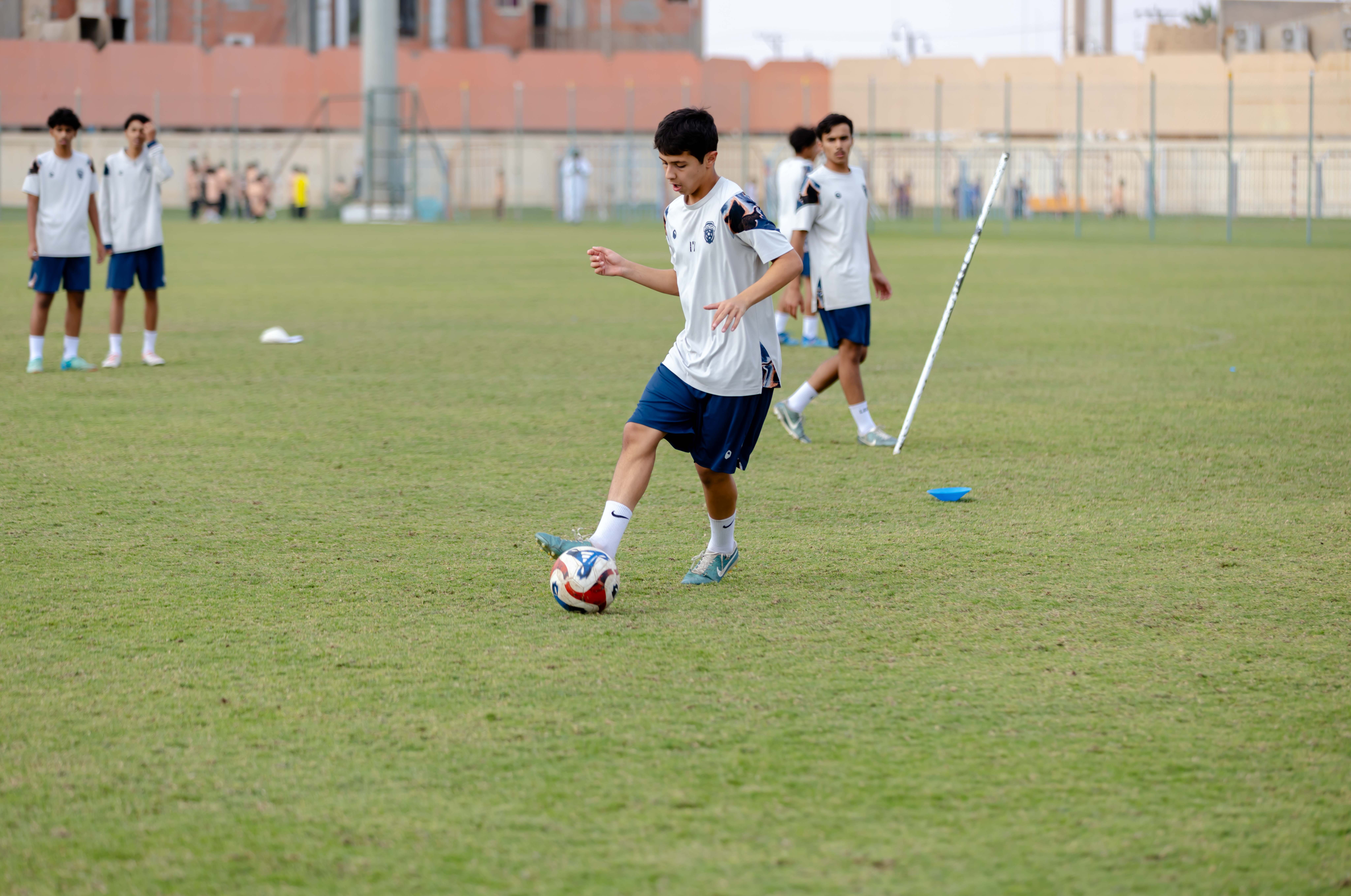 الفيحاء تحت 15 سنة يجري تمرينه الرئيس لمواجهة نظيره نادي الهلال
