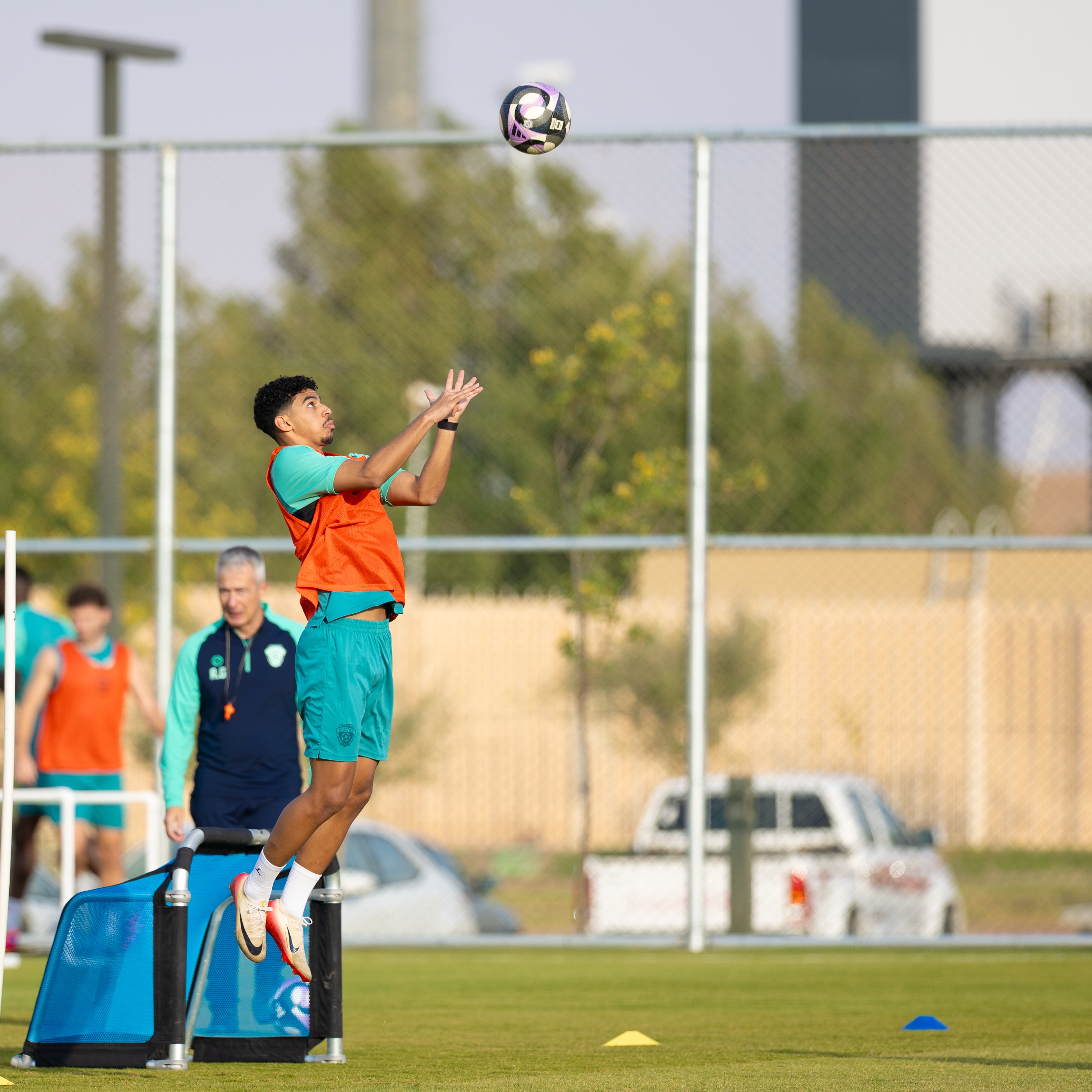 الفيحاء يستأنف تدريباته على الملعب الرديف بمدينة المجمعة الرياضية