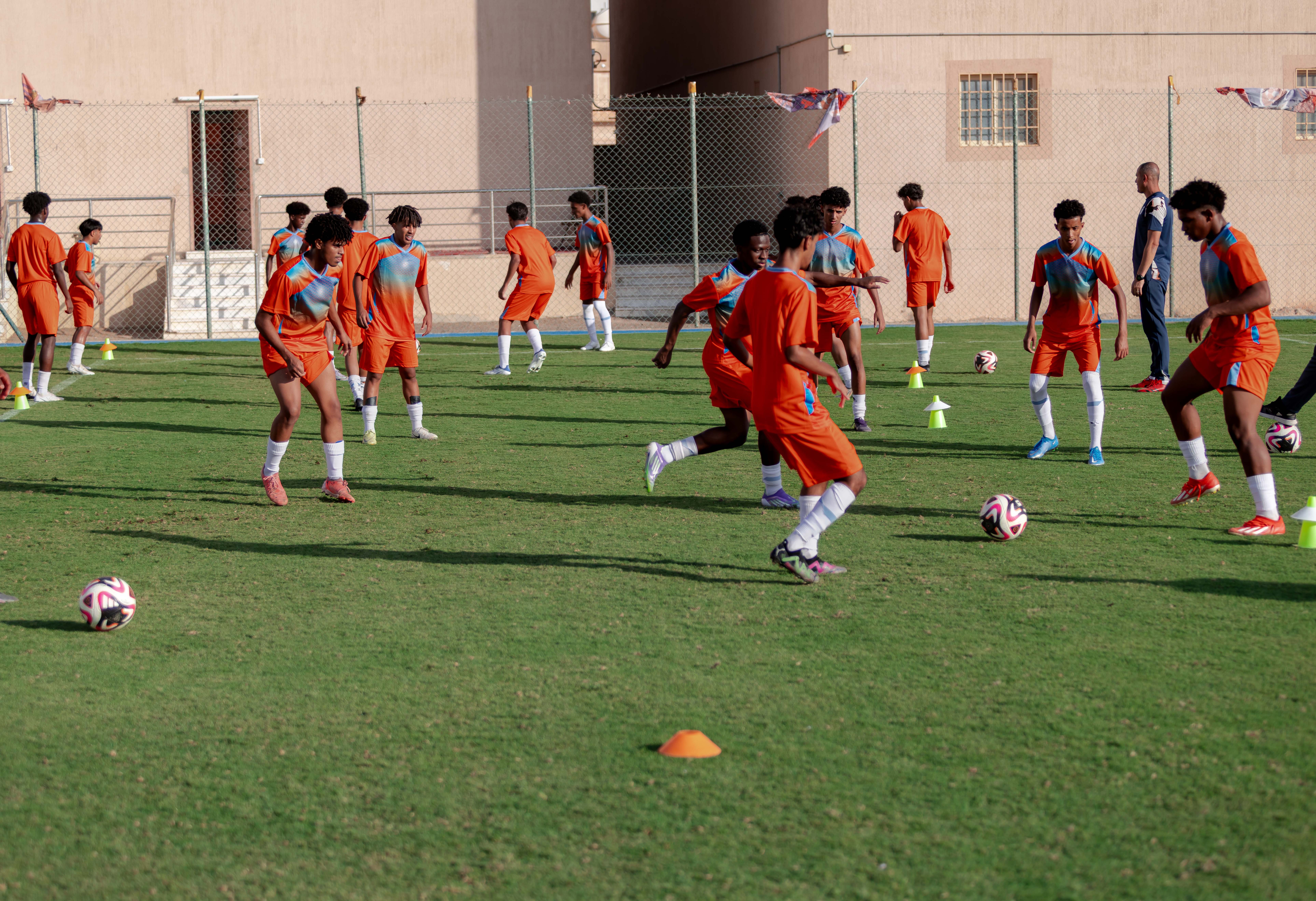 الفيحاء تحت 17 سنة يجري تمرينه الرئيس لمواجهة نظيره نادي حطين