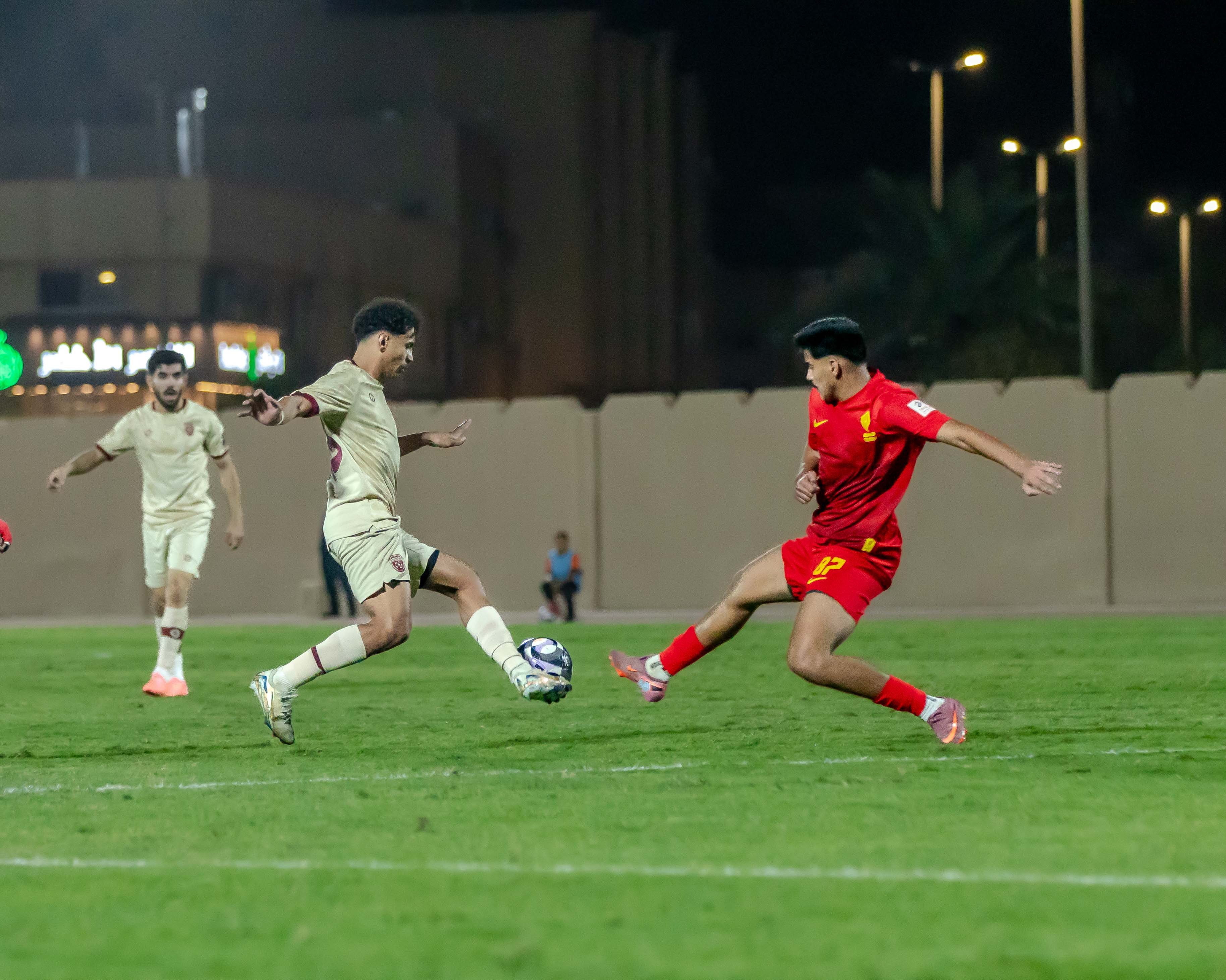 الفيحاء تحت ٢١ سنة يتعادل إيجابياً بهدفين أمام القادسية