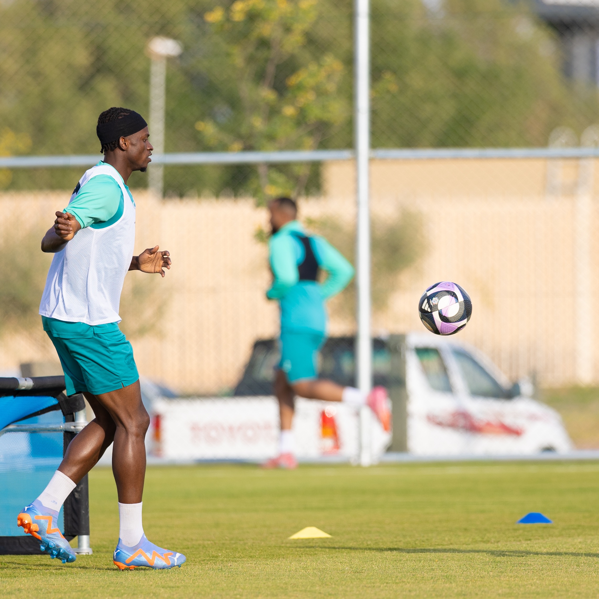 الفيحاء يستأنف تدريباته على الملعب الرديف بمدينة المجمعة الرياضية