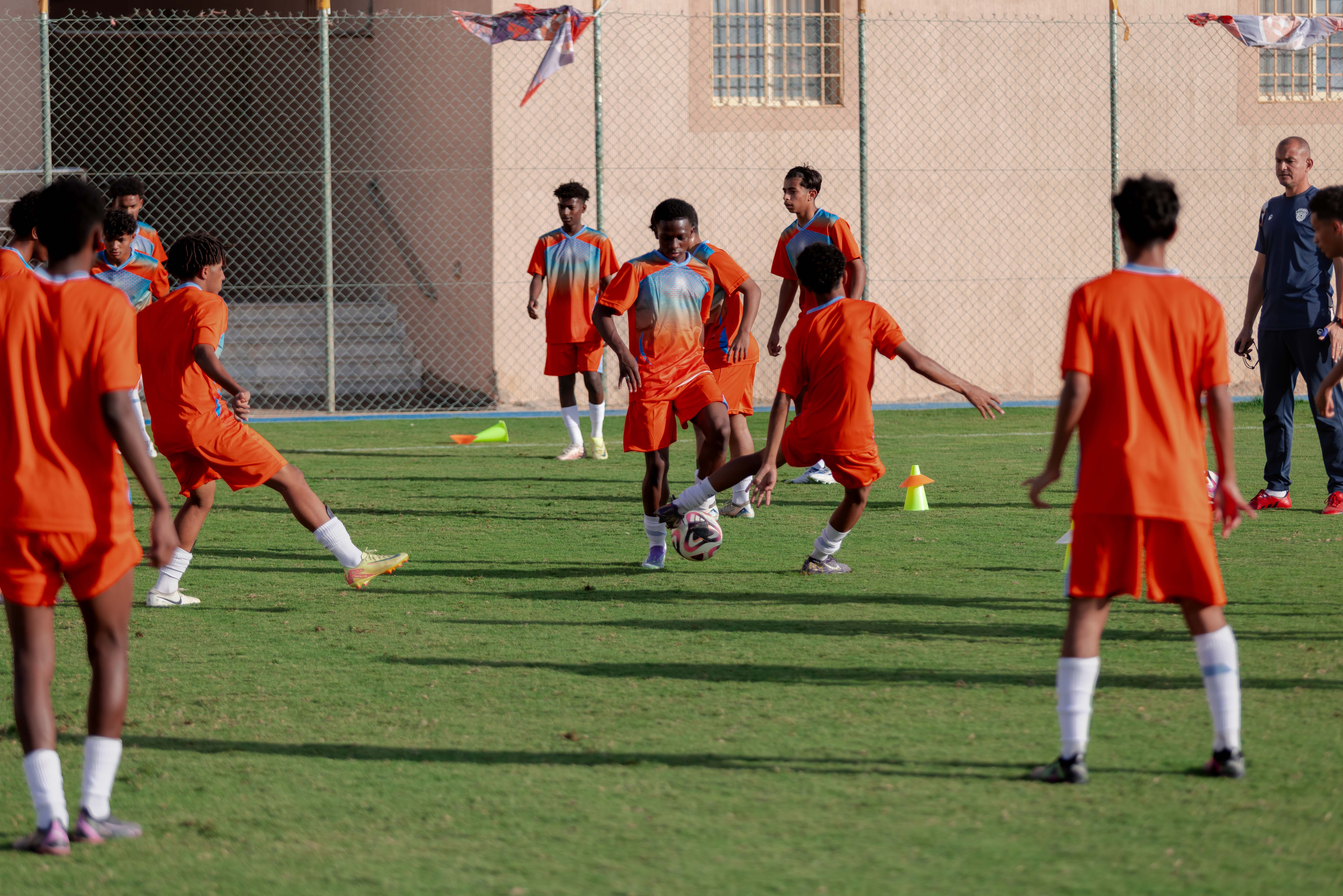 الفيحاء تحت 17 سنة يجري تمرينه الرئيس لمواجهة نظيره نادي حطين