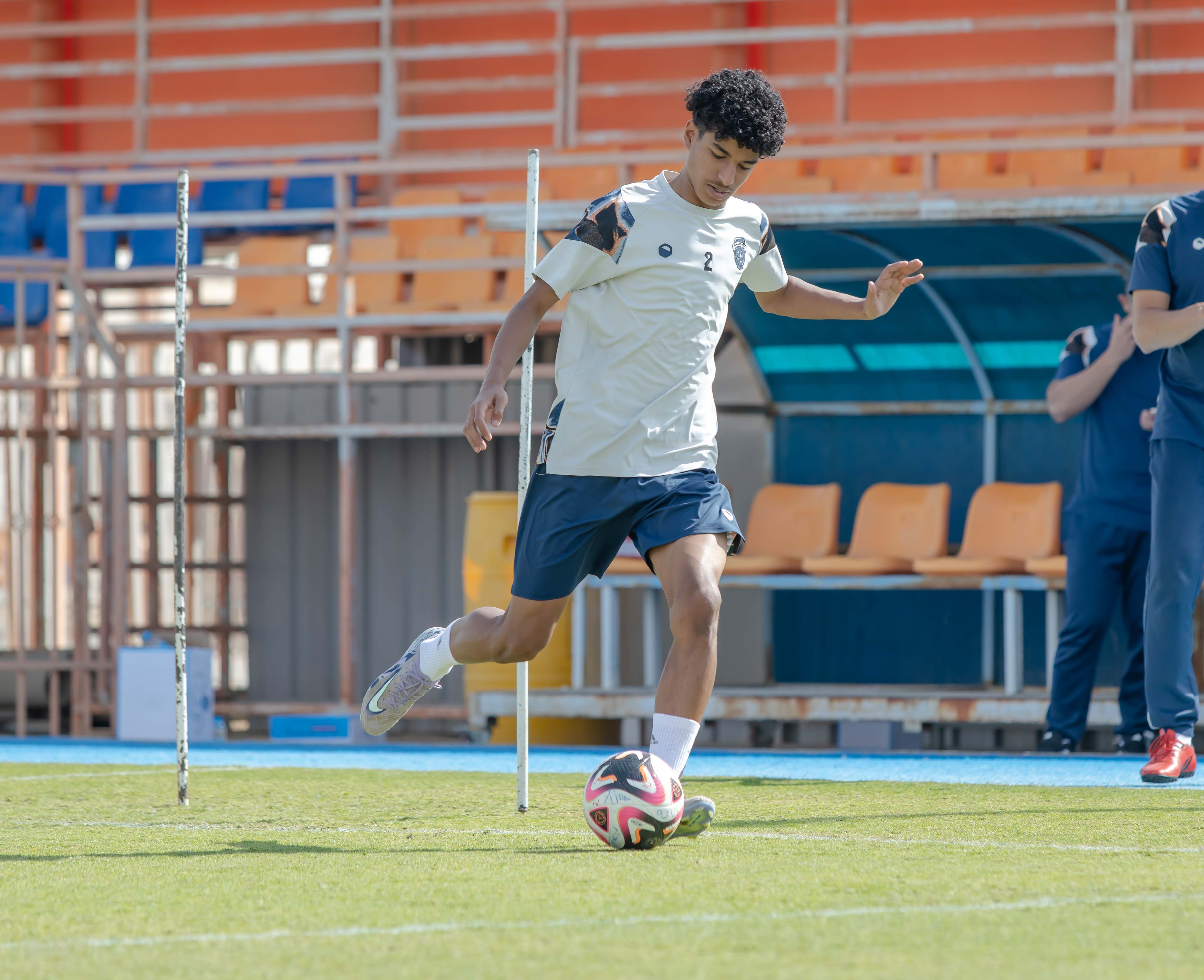 الفيحاء تحت 17 سنة يجري تمرينه الرئيس لمواجهة نظيره نادي الامجاد