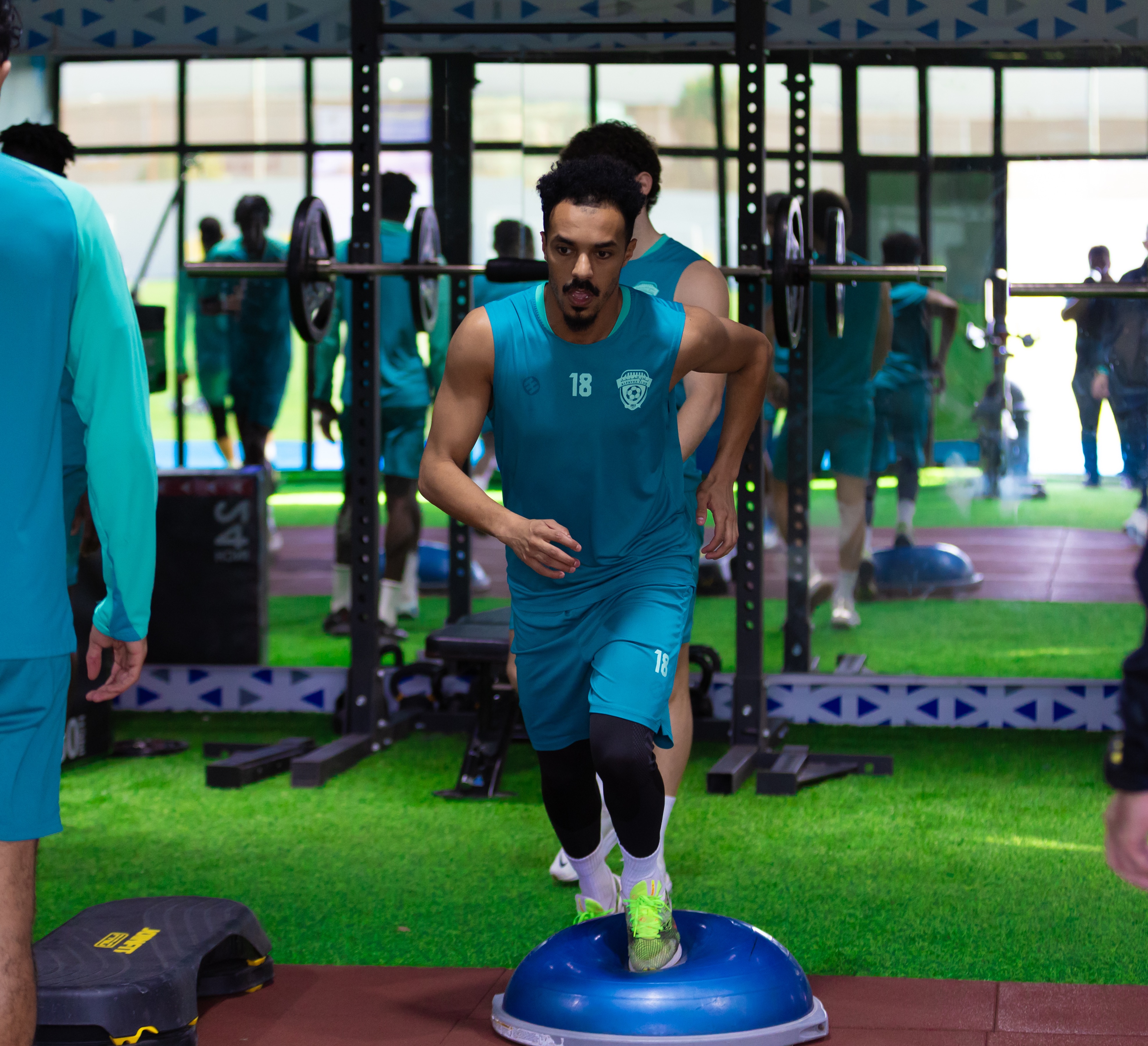 الفيحاء يجري مرانه الرئيس لمباراة الرياض