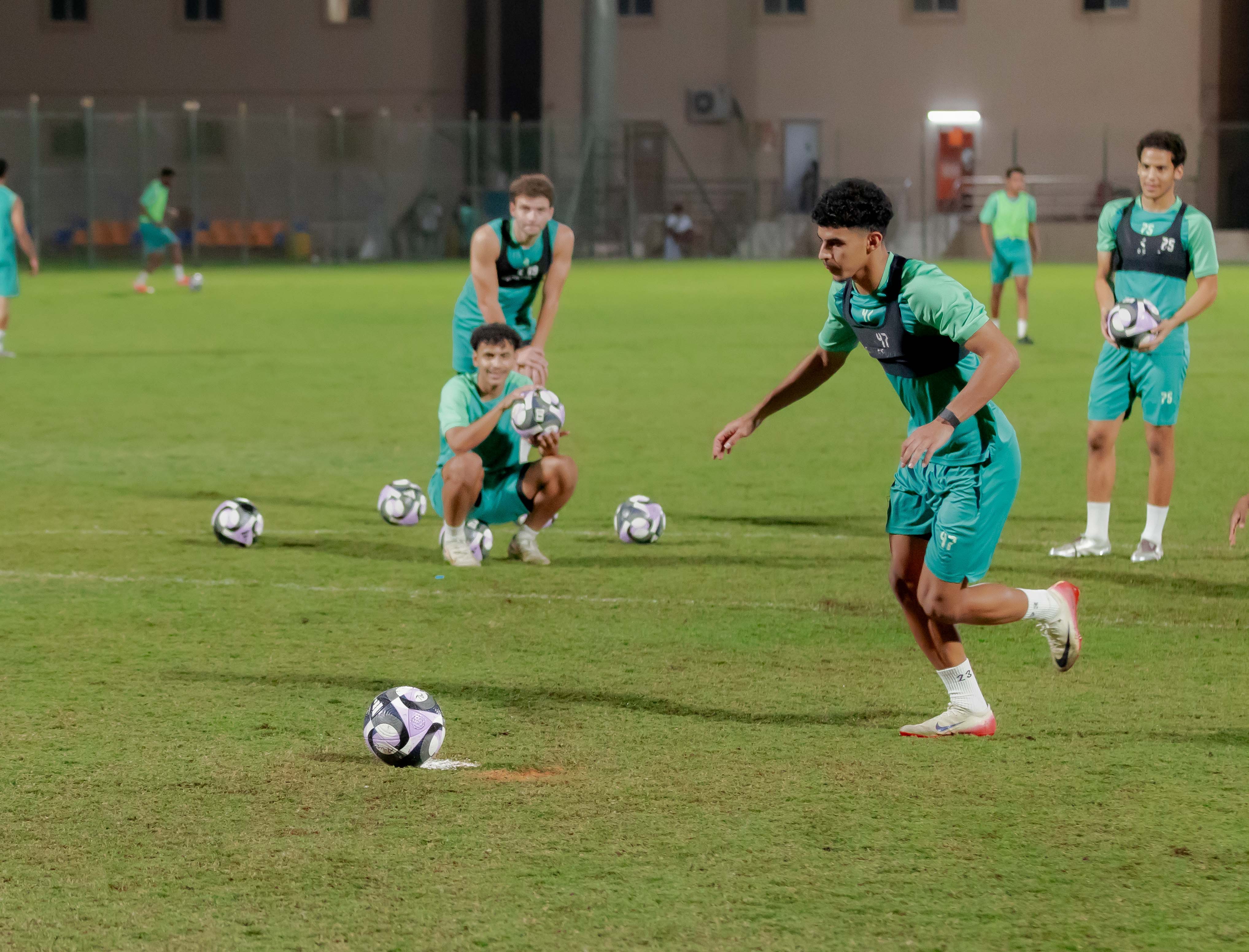 الفيحاء تحت 21 عام يجري تمرينه الرئيس استعداداً لملاقاة العدالة