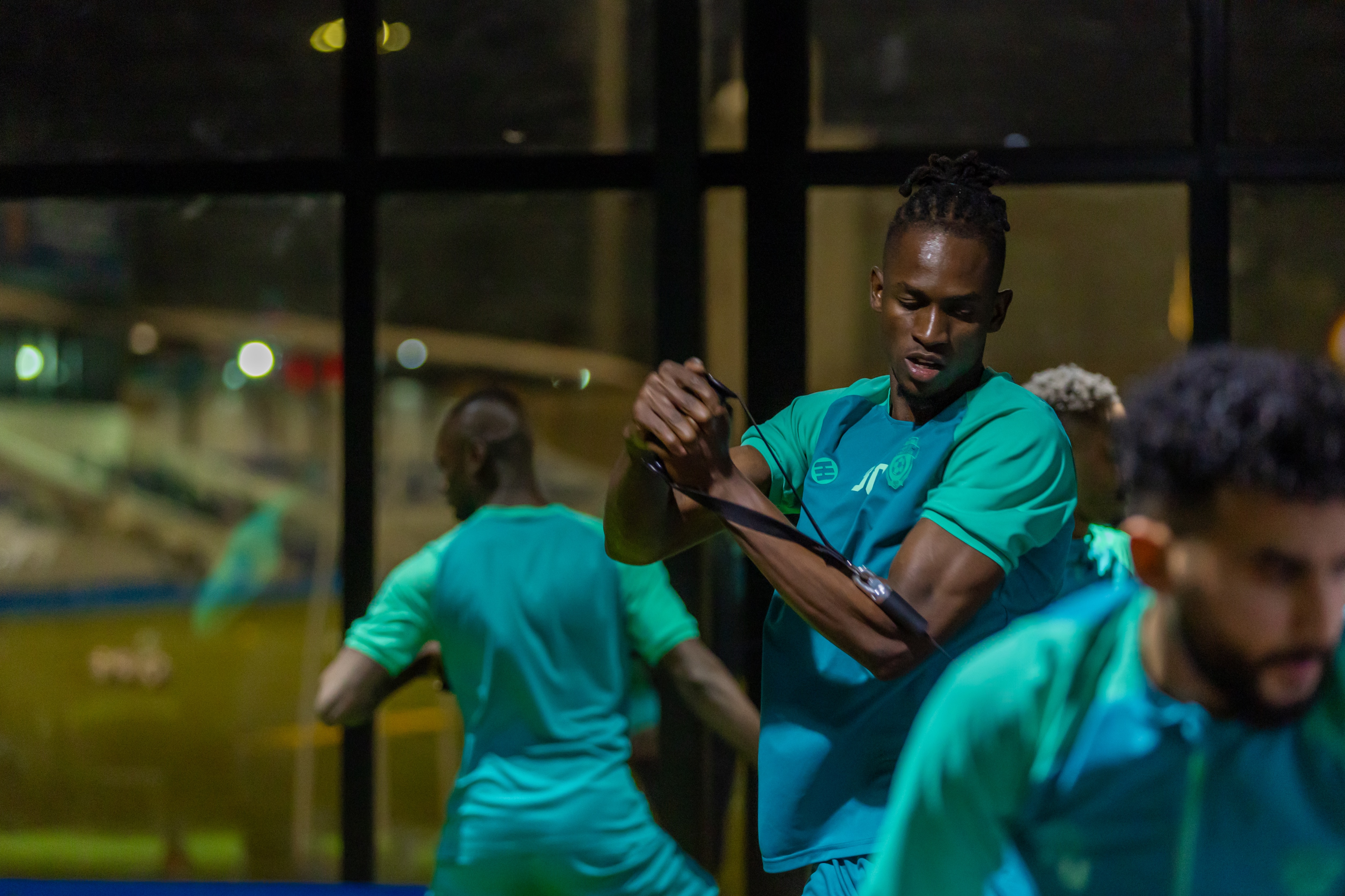 الفيحاء يواصل تدريباته اليومية بحصة مسائية في المجمعة