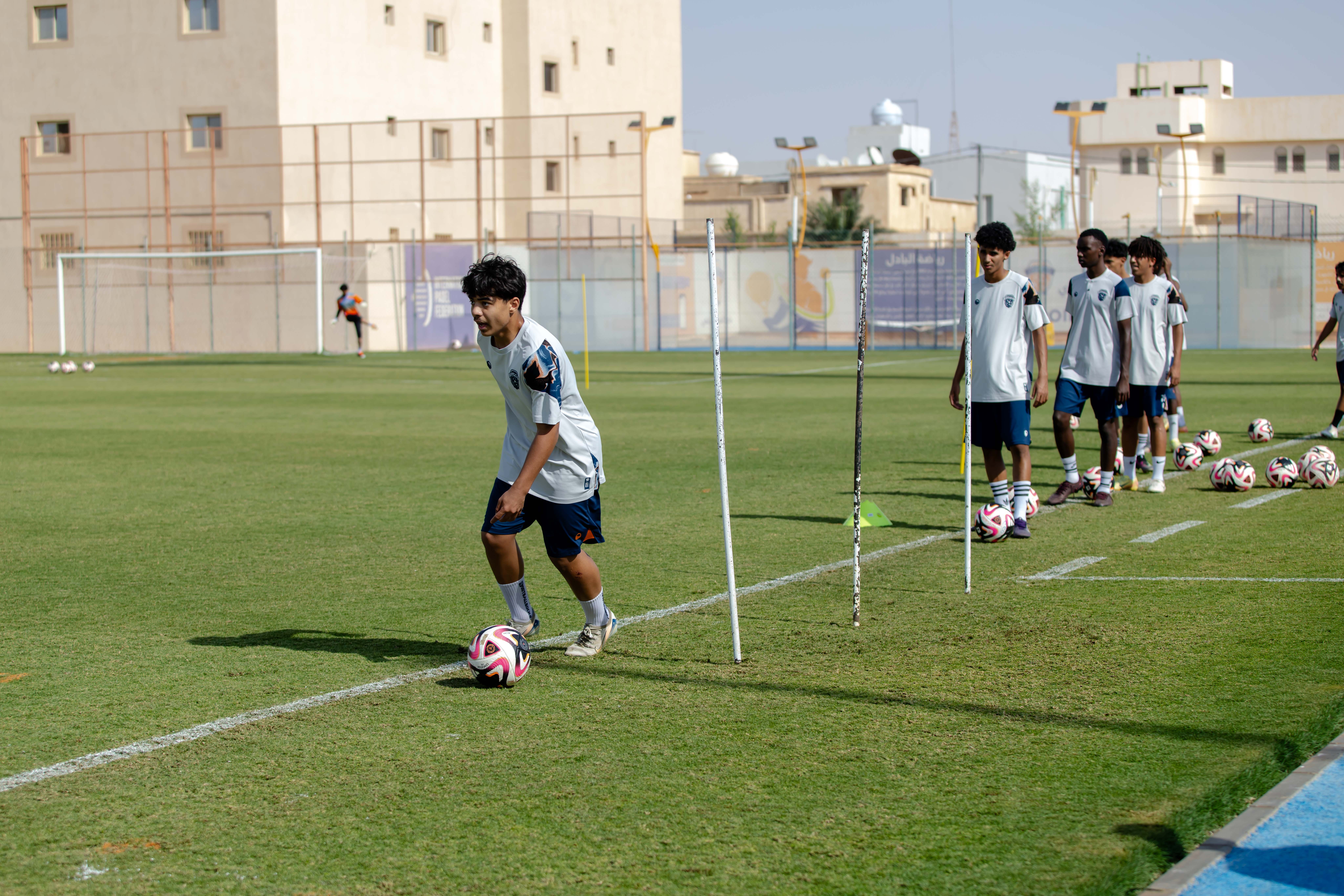الفيحاء تحت 17 سنة يجري تمرينه الرئيس لمواجهة نظيره نادي الامجاد