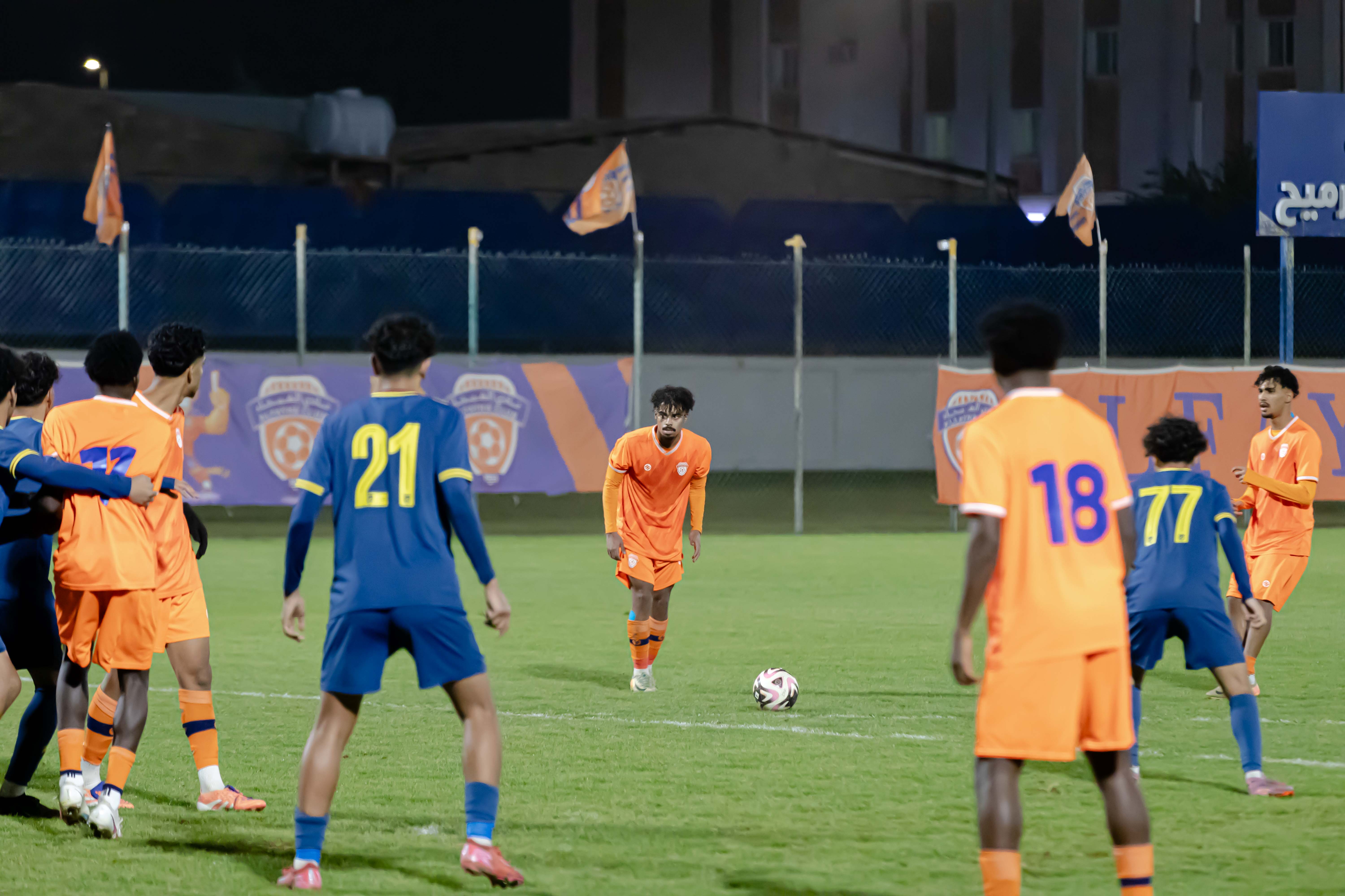 الفيحاء تحت 18 سنة يتعادل ايجابياً مع نظيرة نادي الحزم