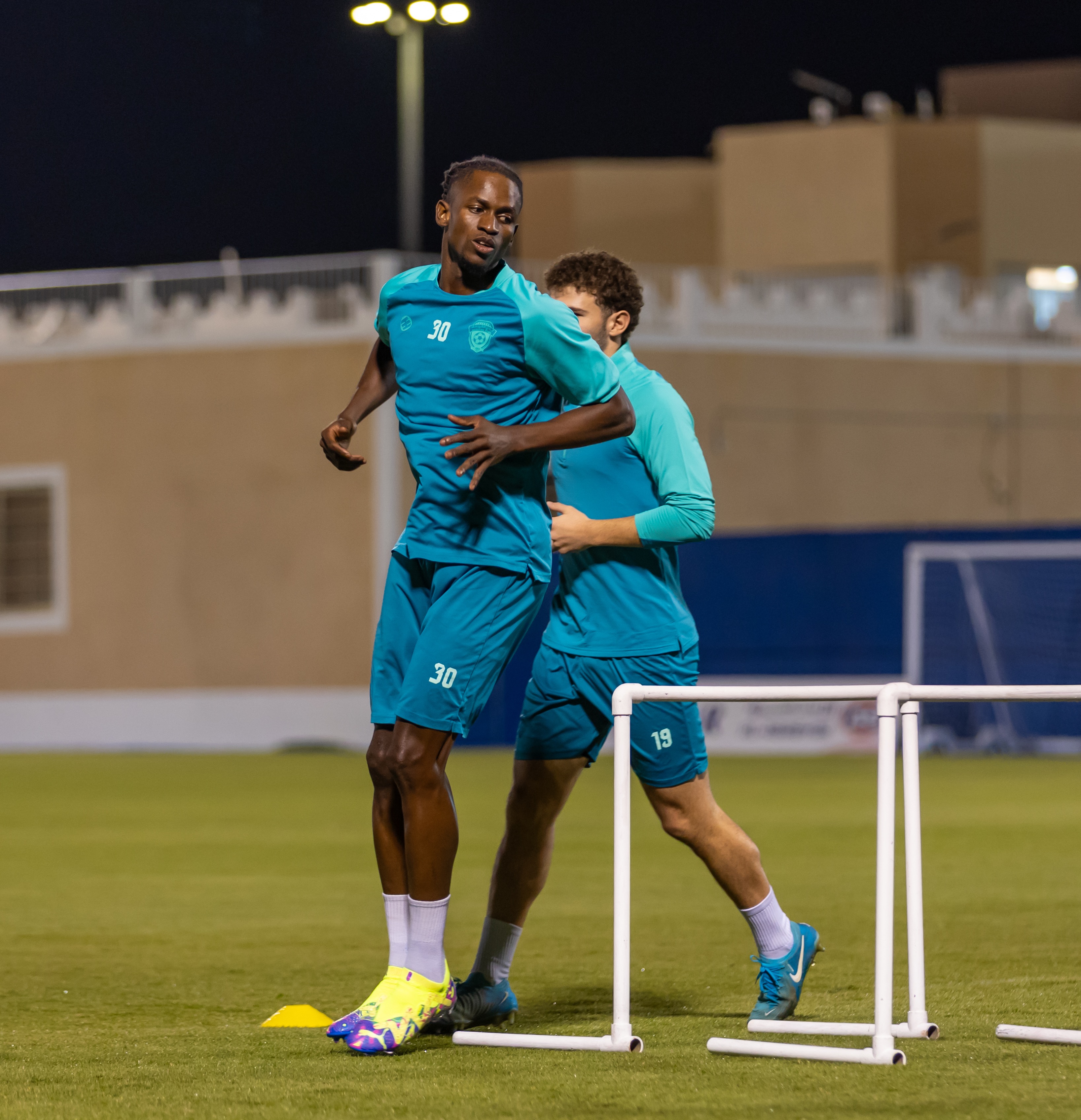 الفيحاء يختتم استعداداته الميدانية لمواجهة الأخدود على ملعب مدينة المجمعة الرياضية