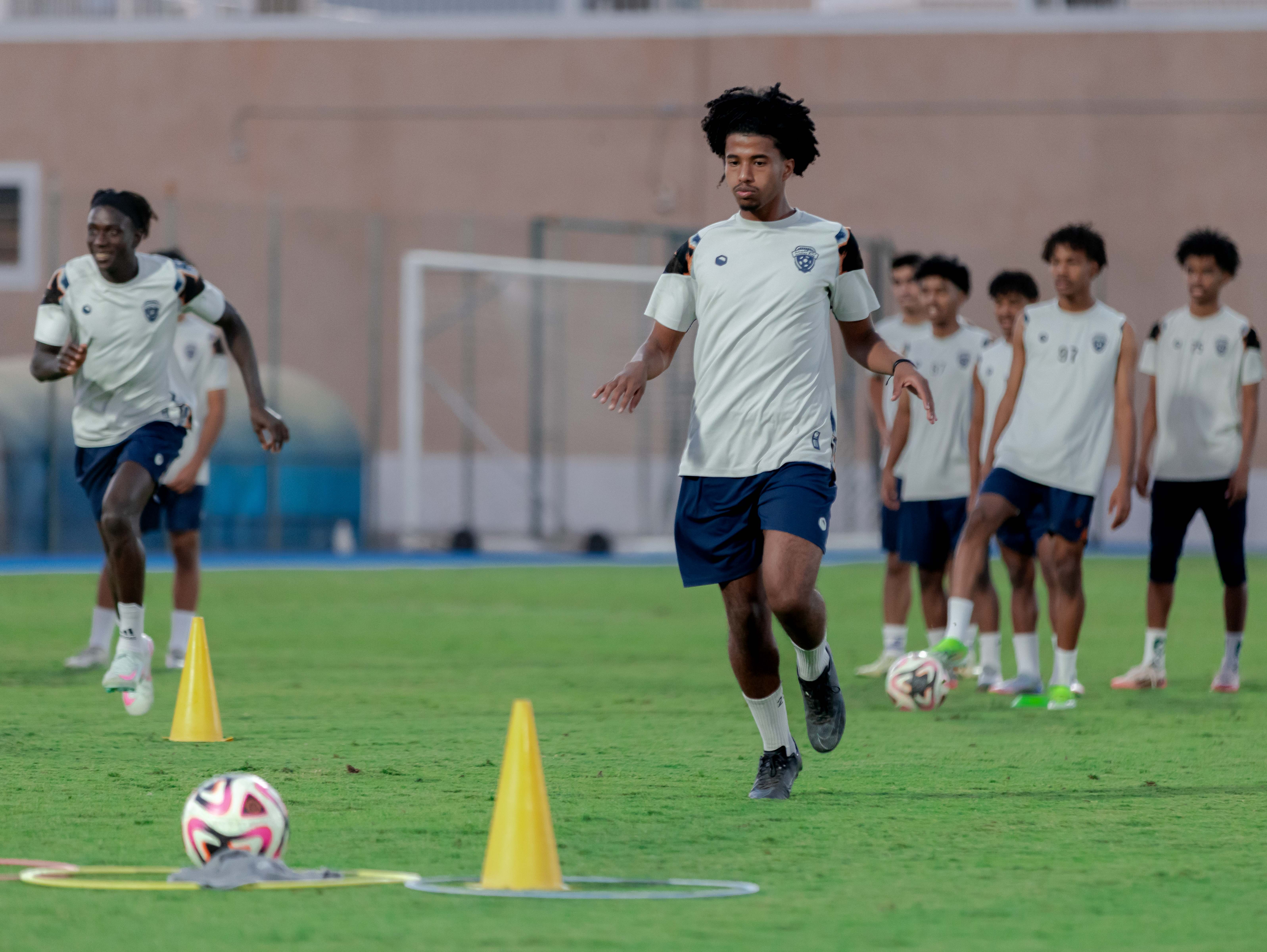 الفيحاء تحت 18 سنة يجري تمرينه الرئيس لمواجهة نظيره نادي الاتحاد