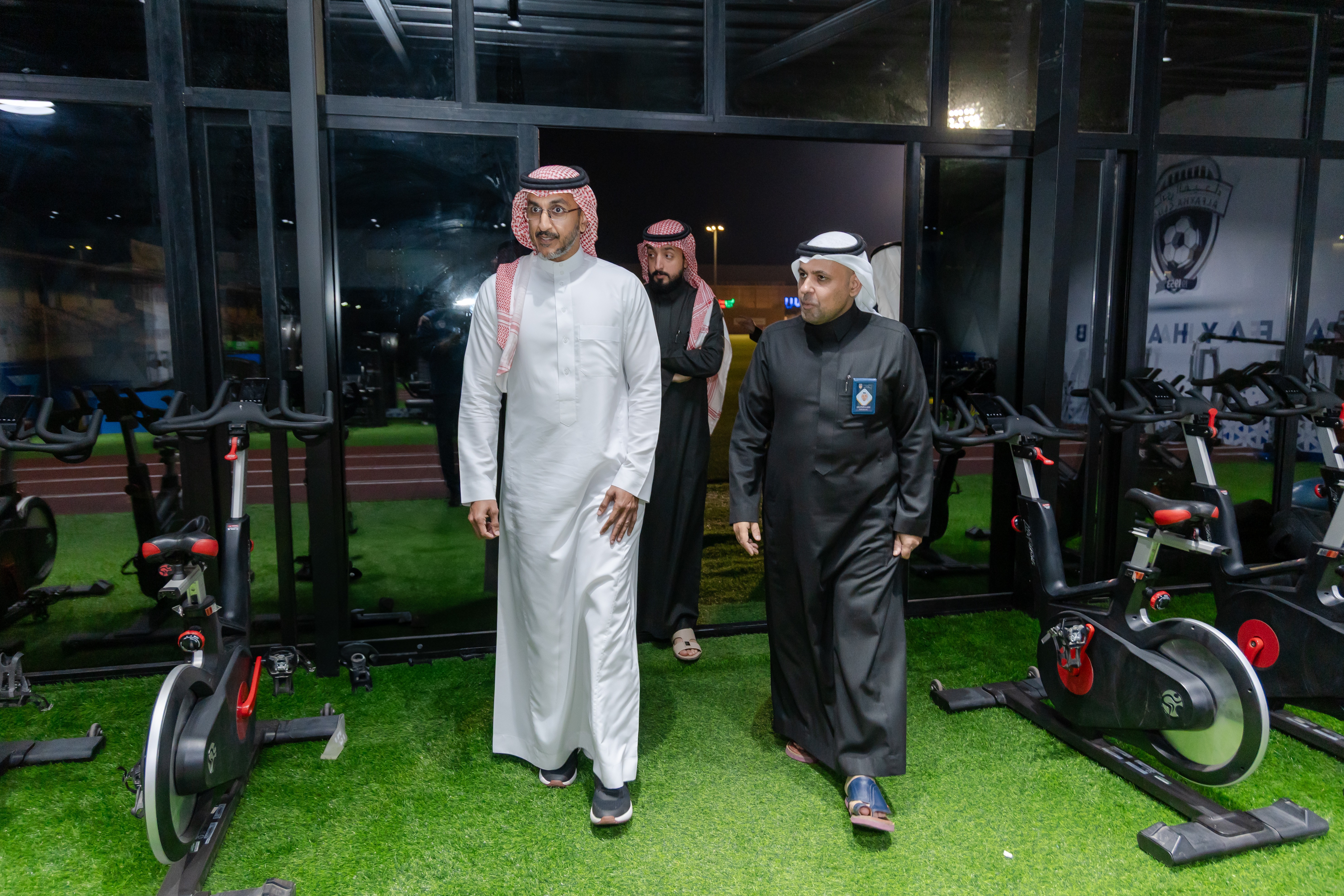 أمين عام الاتحاد السعودي لكرة القدم الأستاذ إبراهيم القاسم يزور نادي الفيحاء