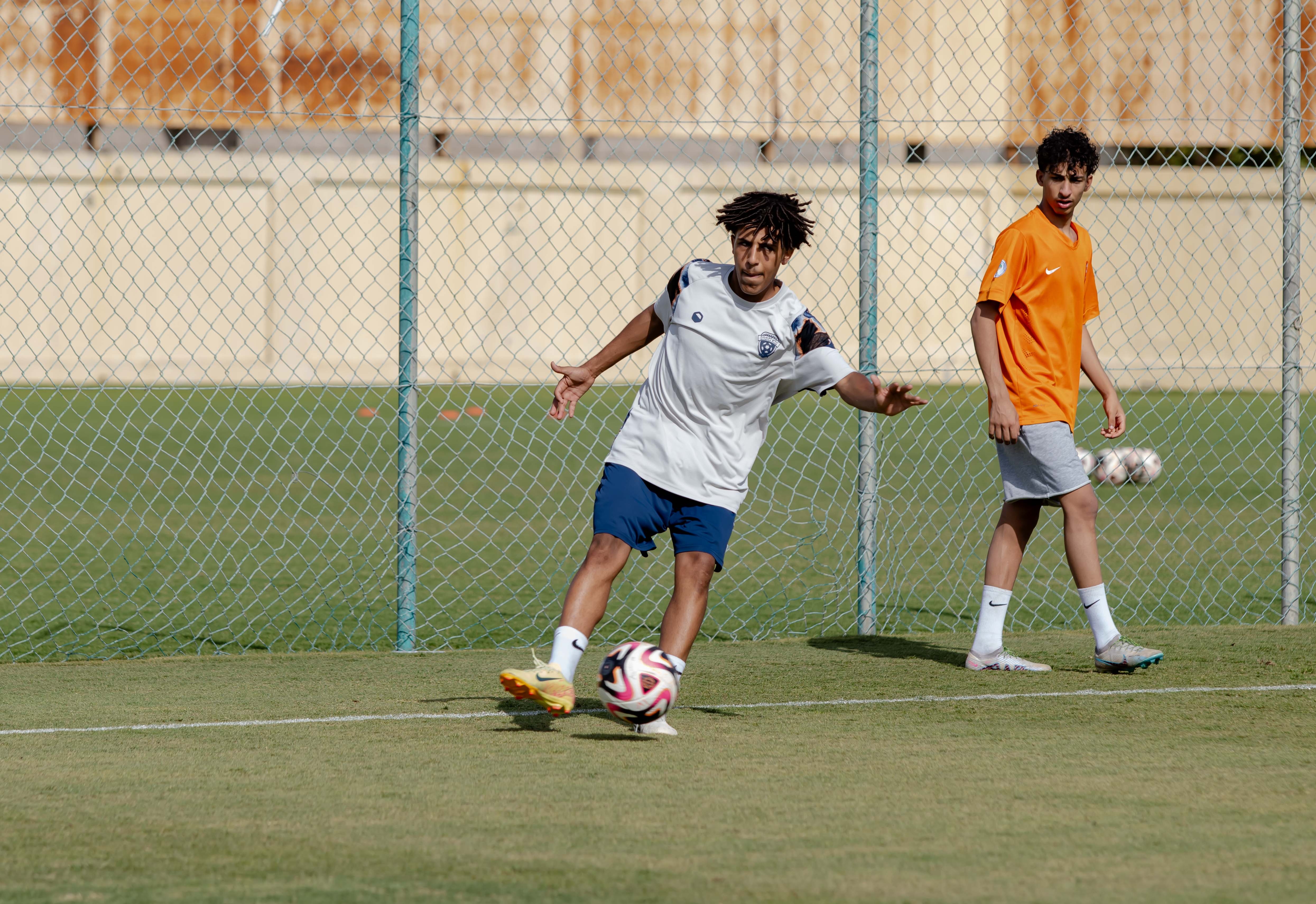 الفيحاء تحت 17 سنة يجري تمرينه الرئيس لمواجهة نظيره نادي الامجاد