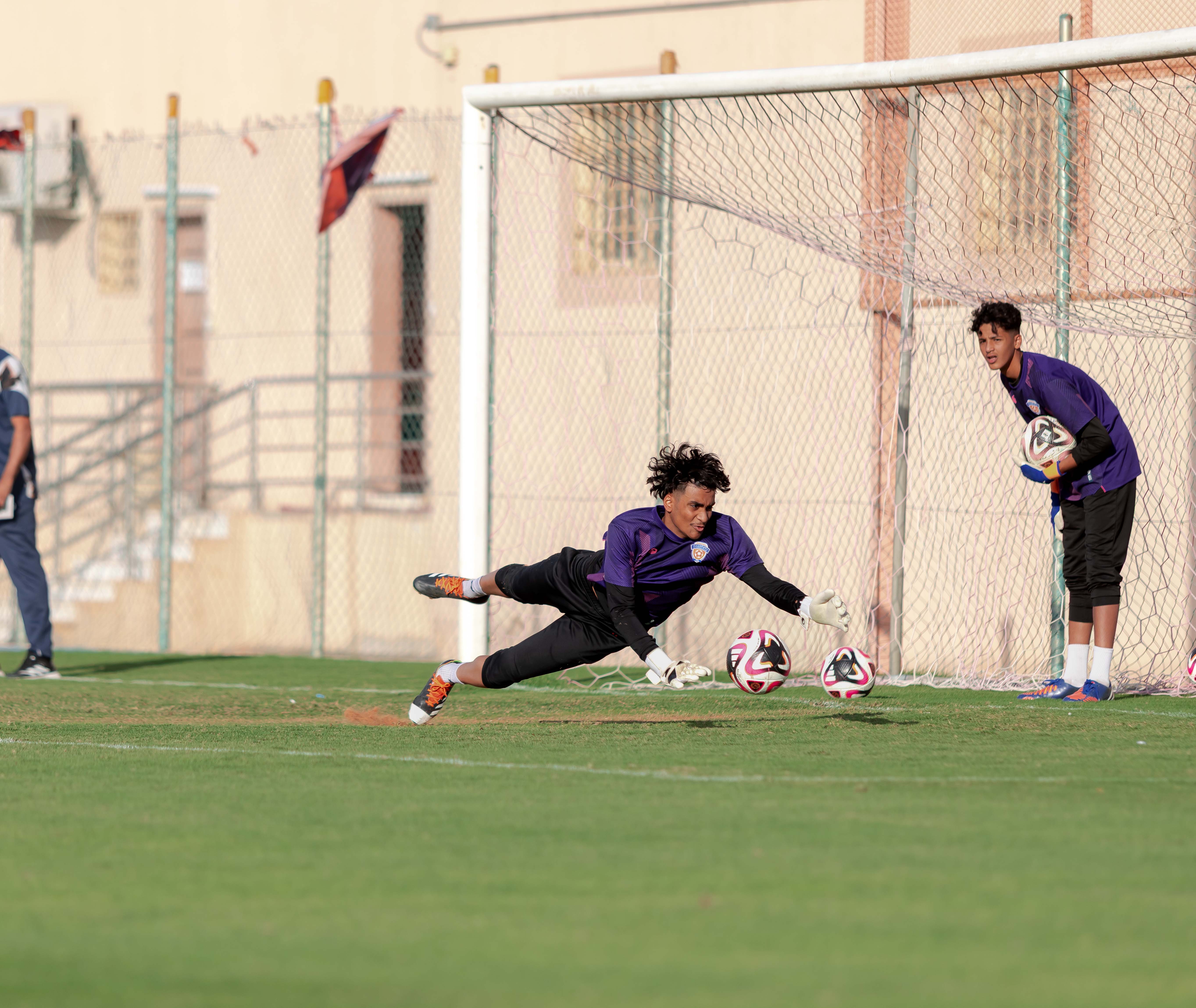 الفيحاء تحت 17 سنة يجري تمرينه الرئيس لمواجهة نظيره نادي حطين