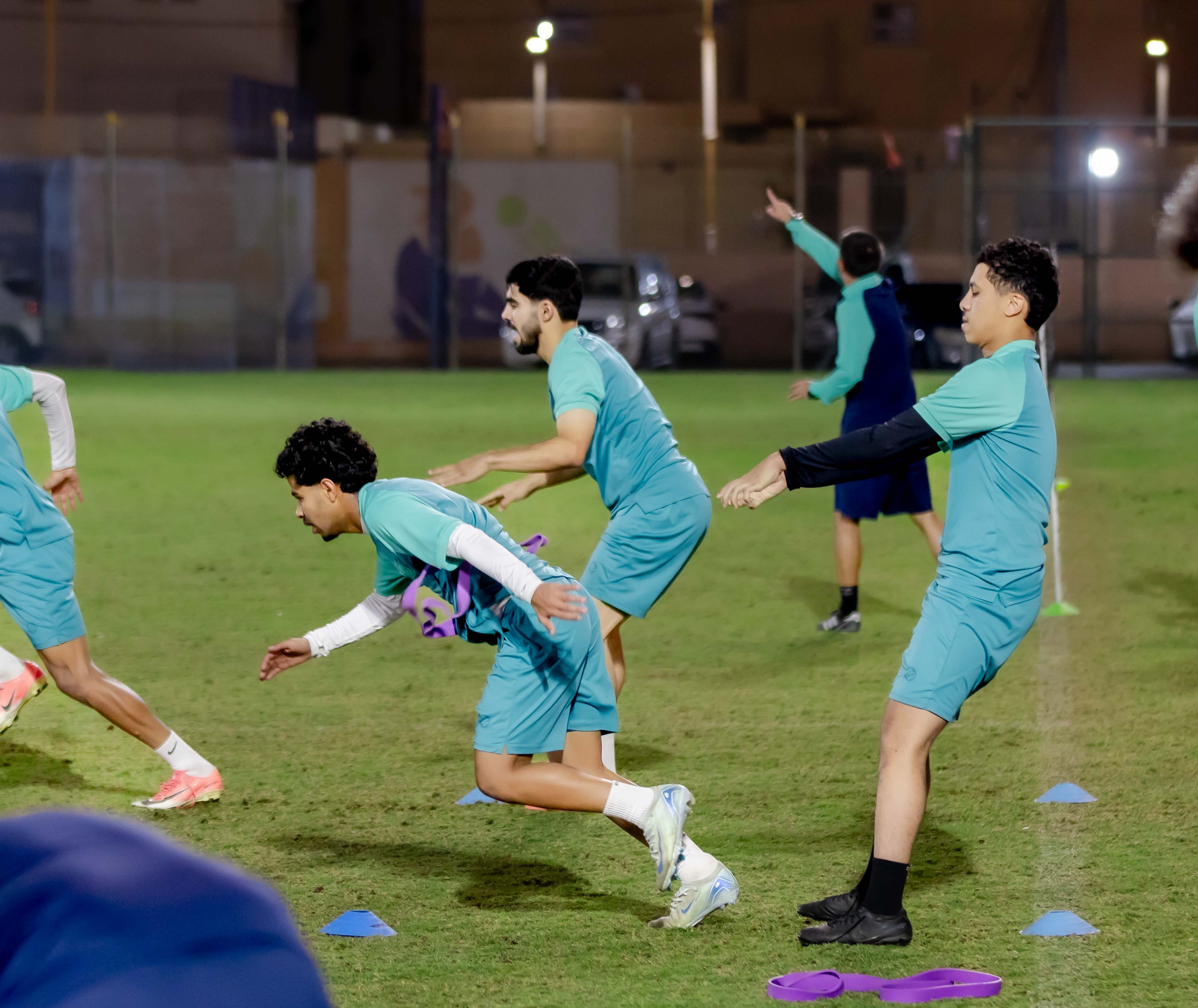 الفيحاء تحت 21 عامًا يُجري تمرينه الرئيس استعدادًا لملاقاة الجبلين .