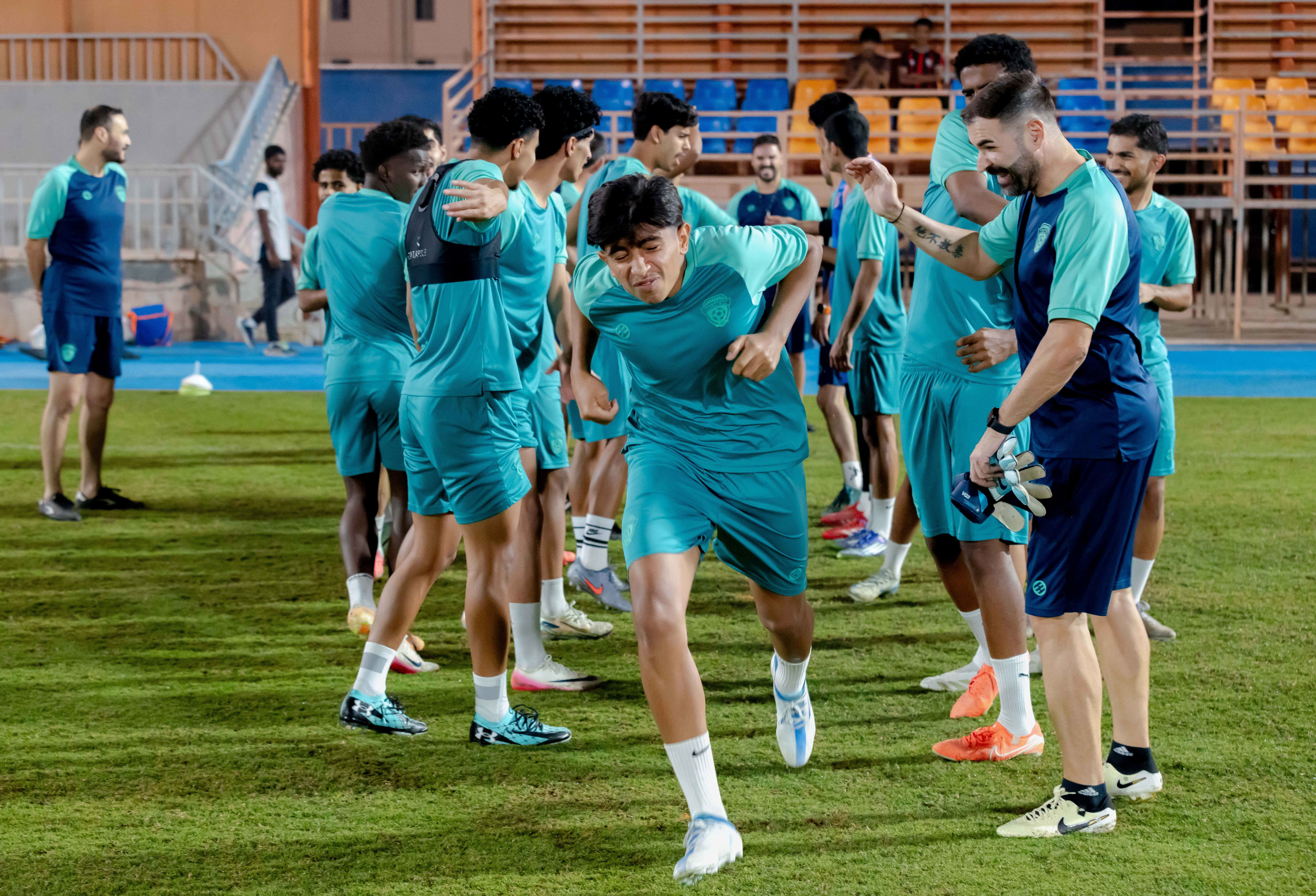 الفيحاء تحت 21 عام يجري تمرينه الرئيس استعداداً لملاقاة العروبة