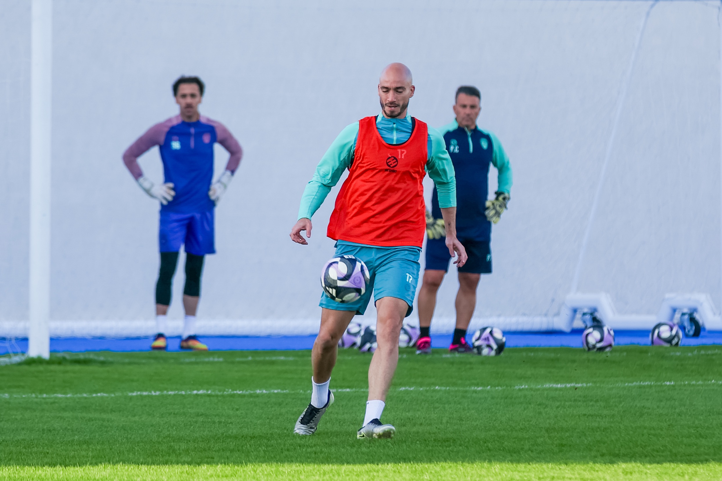 الفيحاء يجري مرانه الرئيس استعداداً لمواجهة الحزم