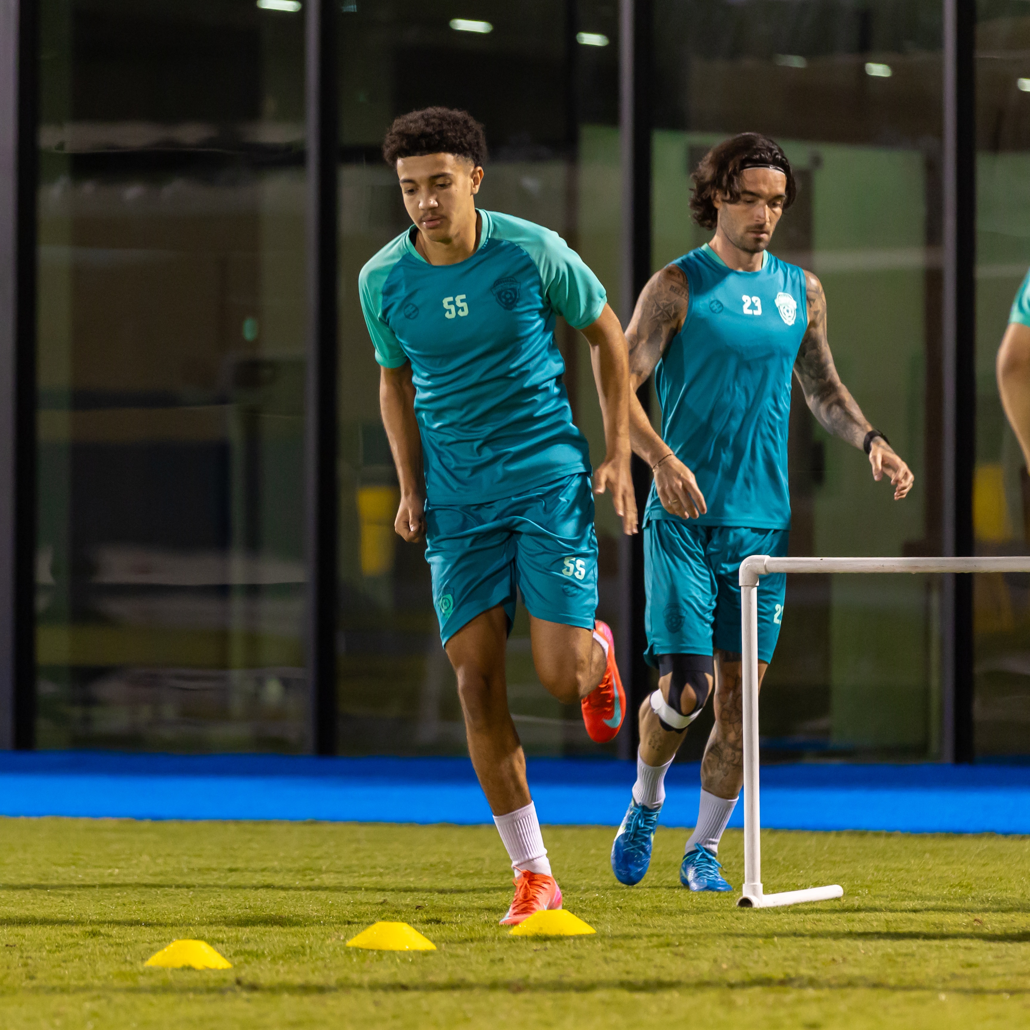 الفيحاء يواصل تحضيراته بحصة تكتيكية استعدادًا لمواجهة النصر