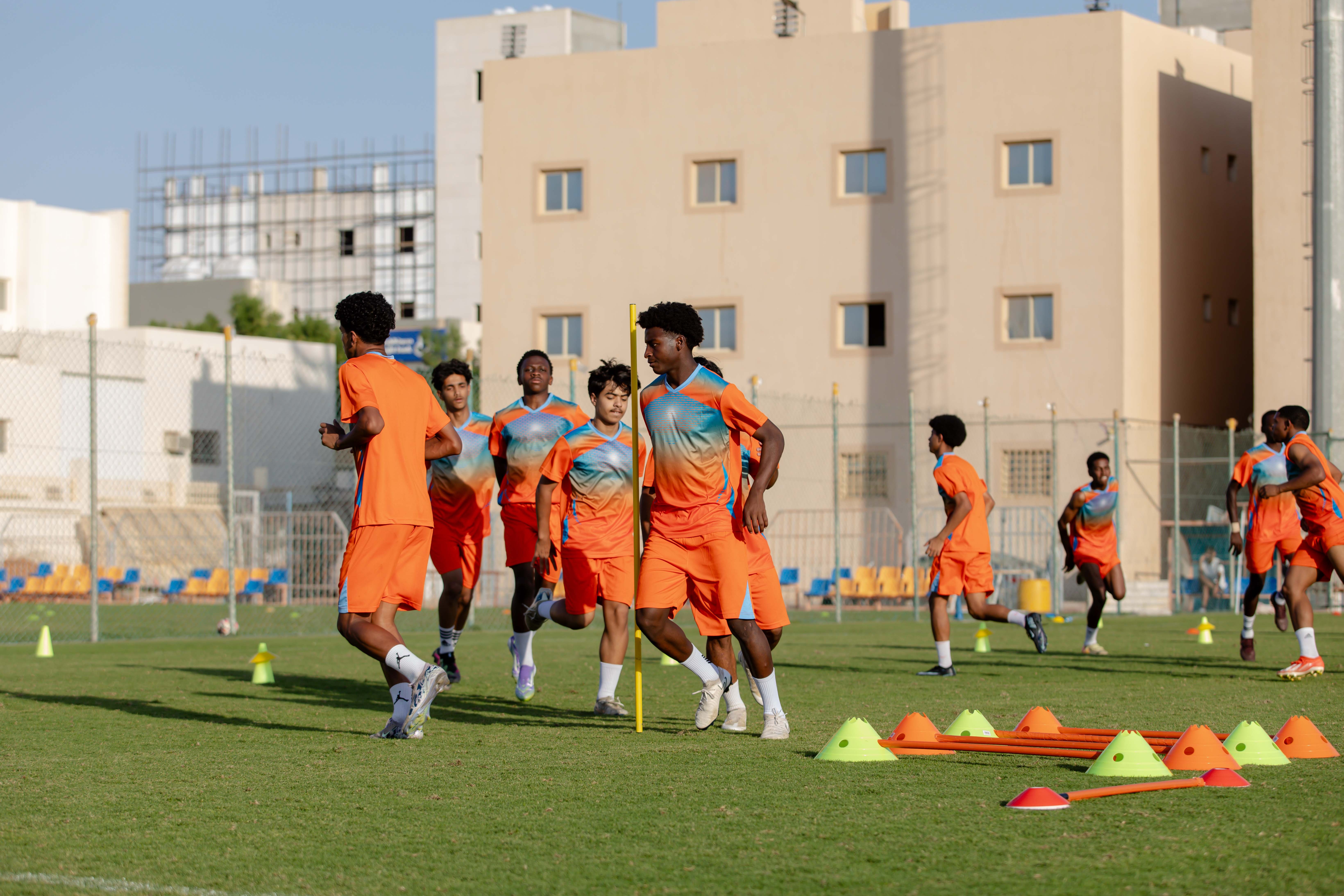 الفيحاء تحت 17 سنة يجري تمرينه الرئيس لمواجهة نظيره نادي الانصار