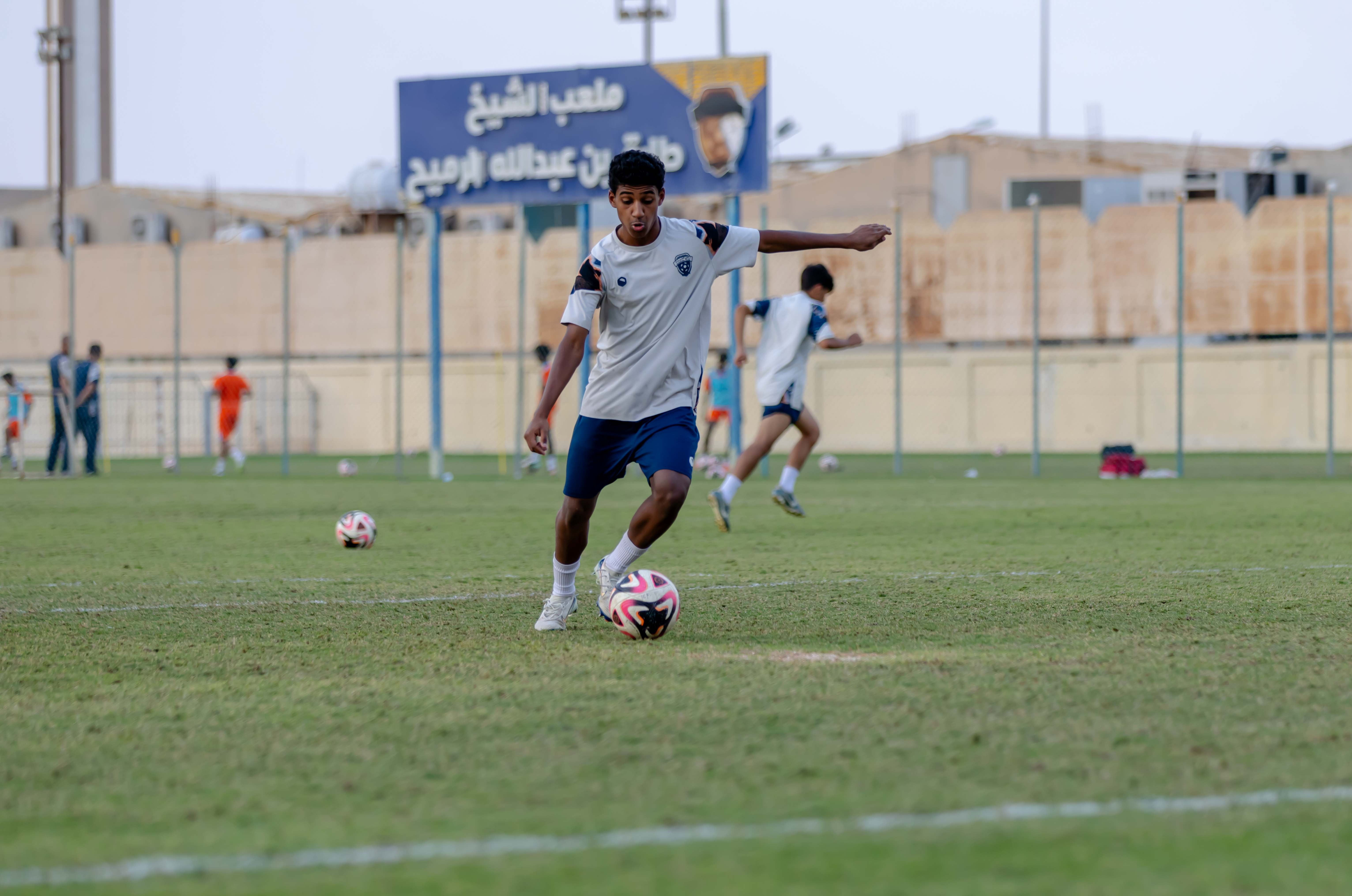 الفيحاء تحت 15 سنة يجري تمرينه الرئيس لمواجهة نظيره نادي الهلال