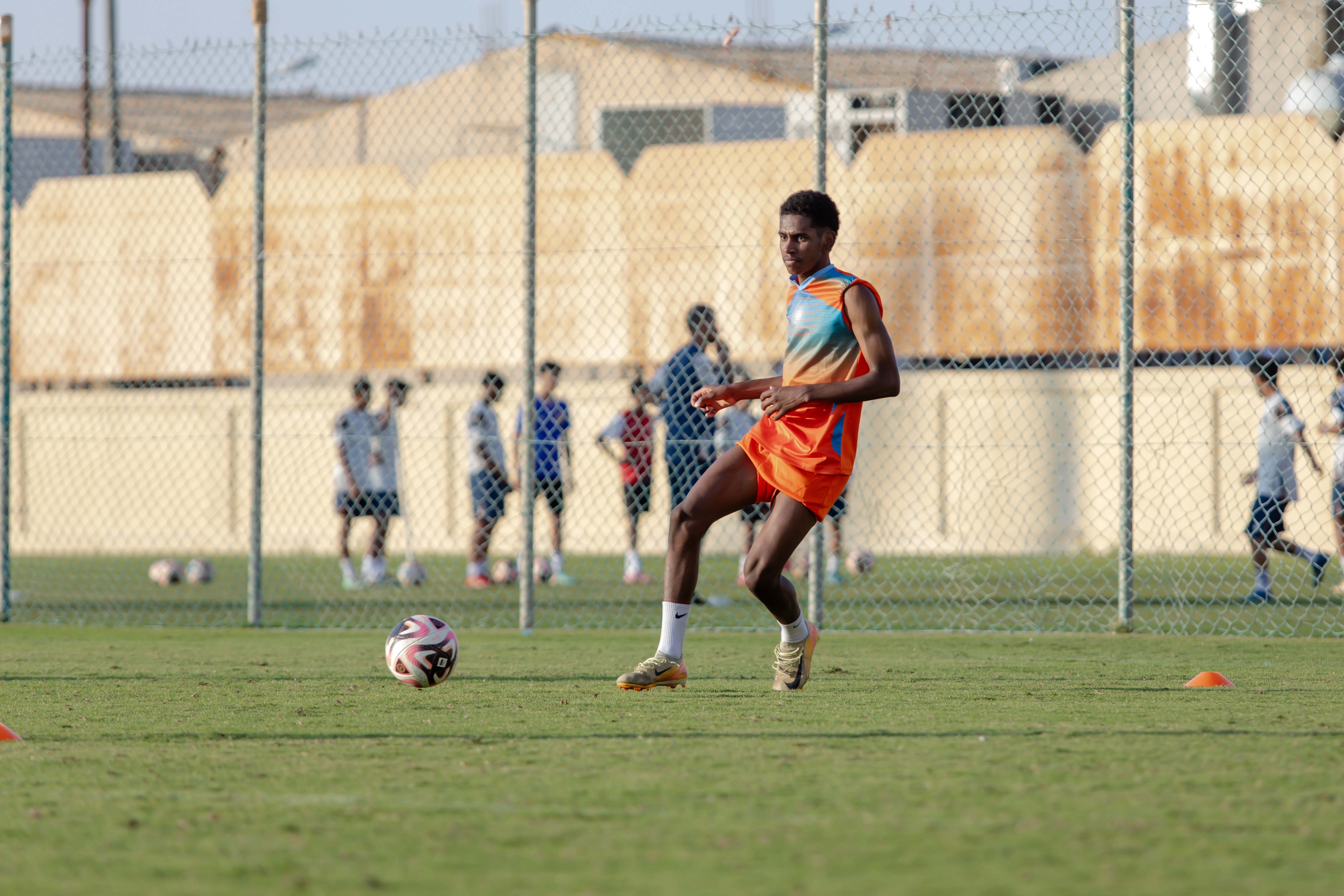 الفيحاء تحت 17 سنة يجري تمرينه الرئيس لمواجهة نظيره نادي الانصار