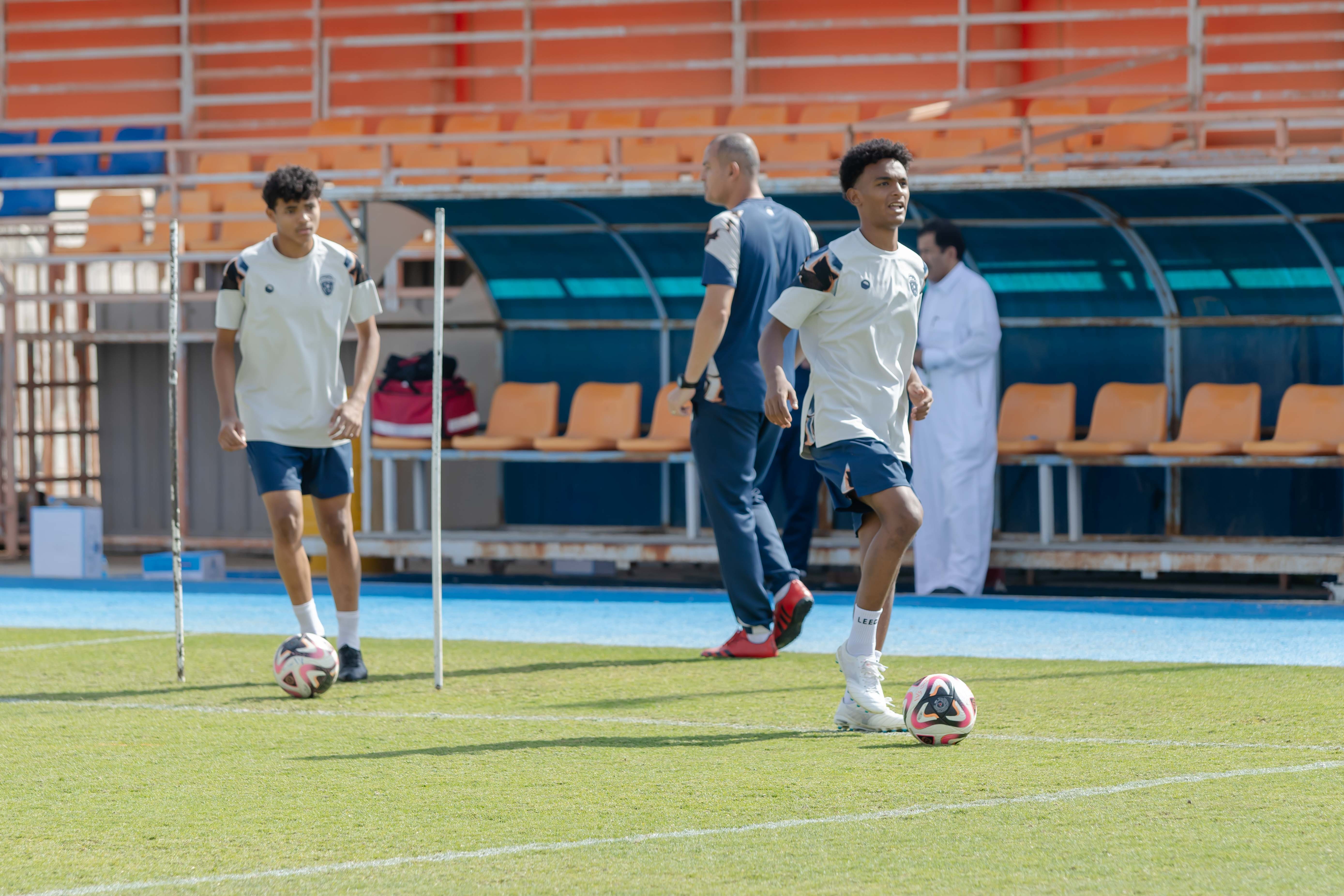 الفيحاء تحت 17 سنة يجري تمرينه الرئيس لمواجهة نظيره نادي الامجاد