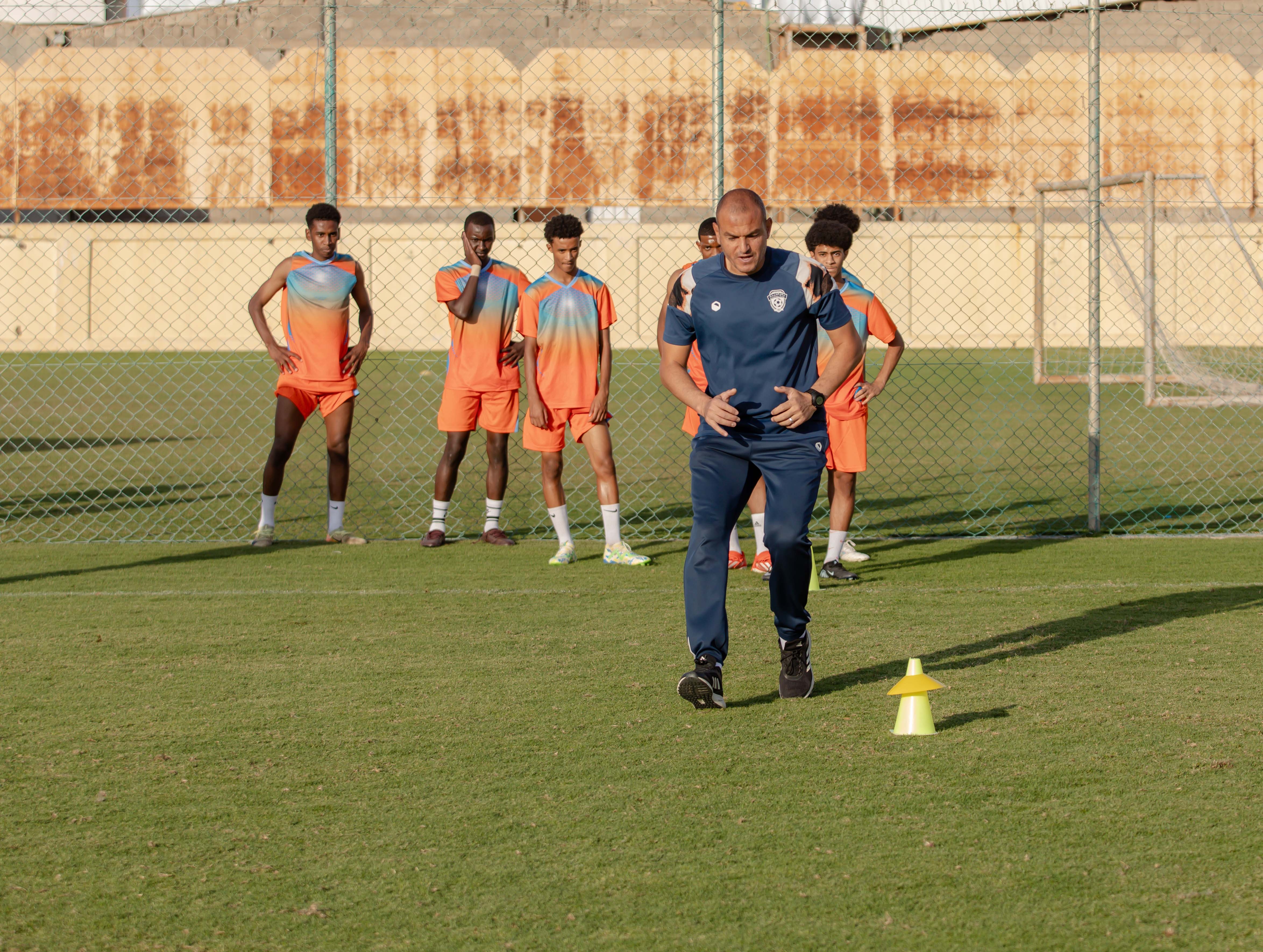 الفيحاء تحت 17 سنة يجري تمرينه الرئيس لمواجهة نظيره نادي الانصار