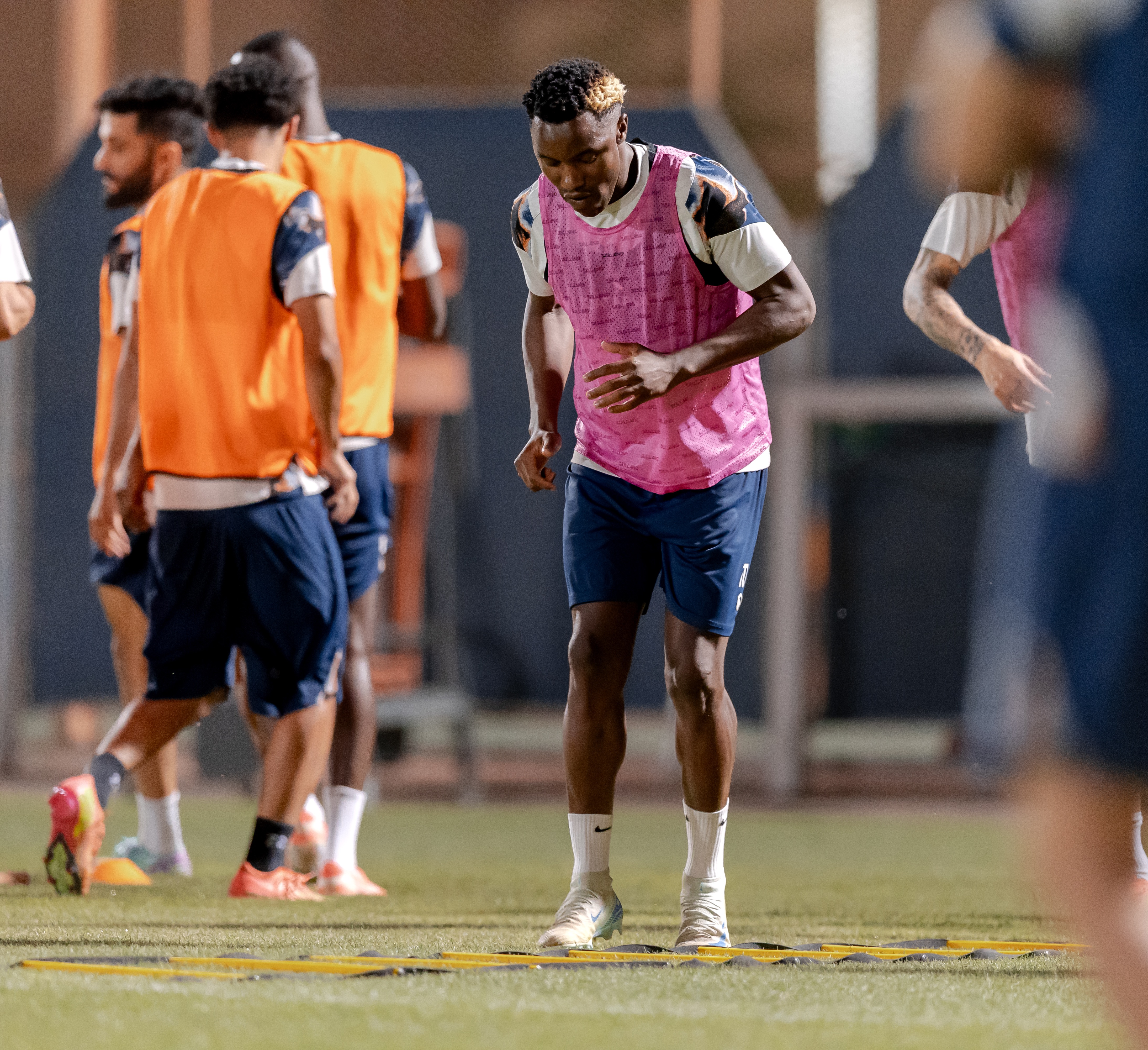 الفيحاء يجري مرانه الرئيس استعداداً لمواجهة الإتحاد