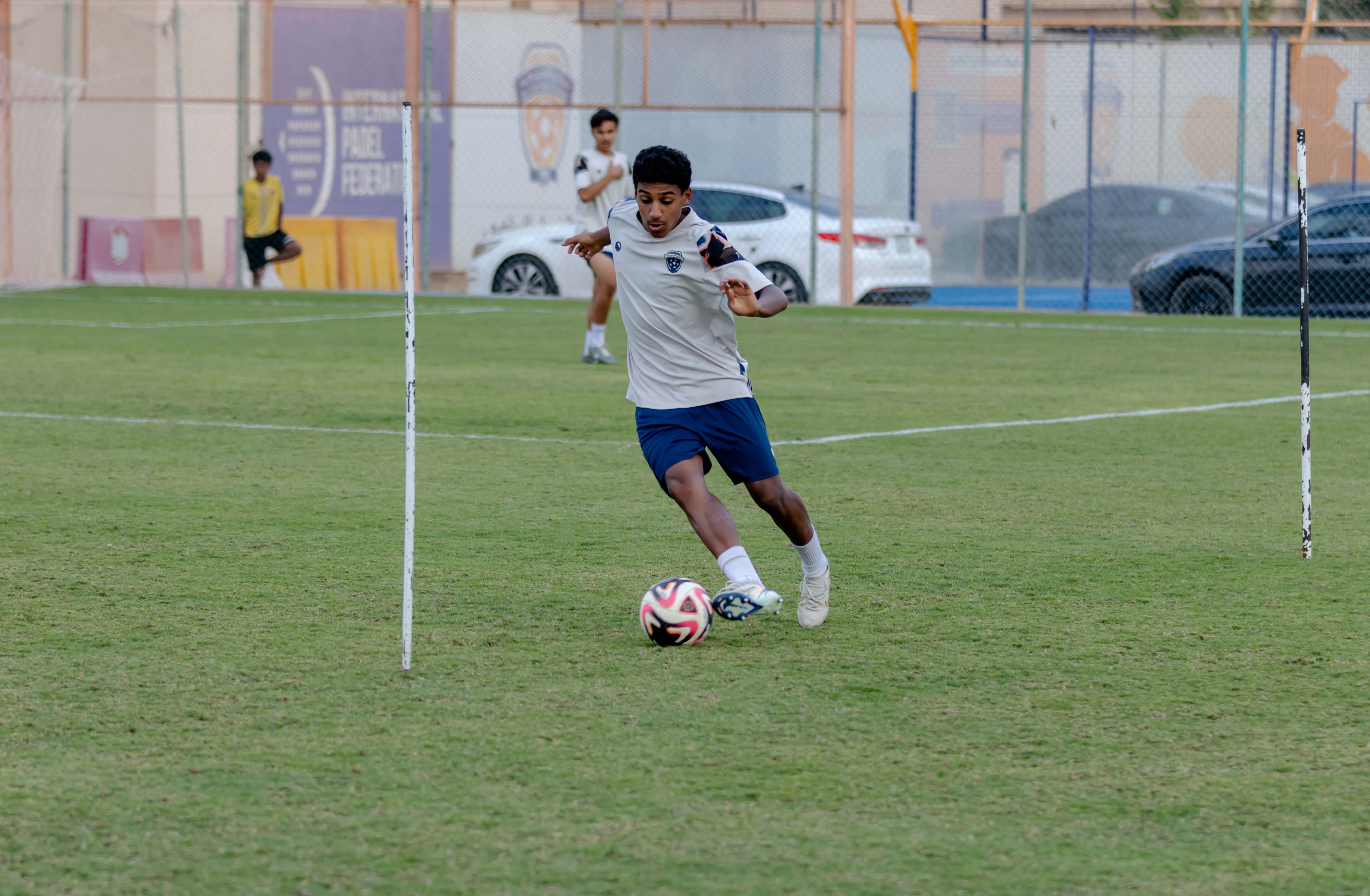 الفيحاء تحت 15 سنة يجري تمرينه الرئيس لمواجهة نظيره نادي الهلال