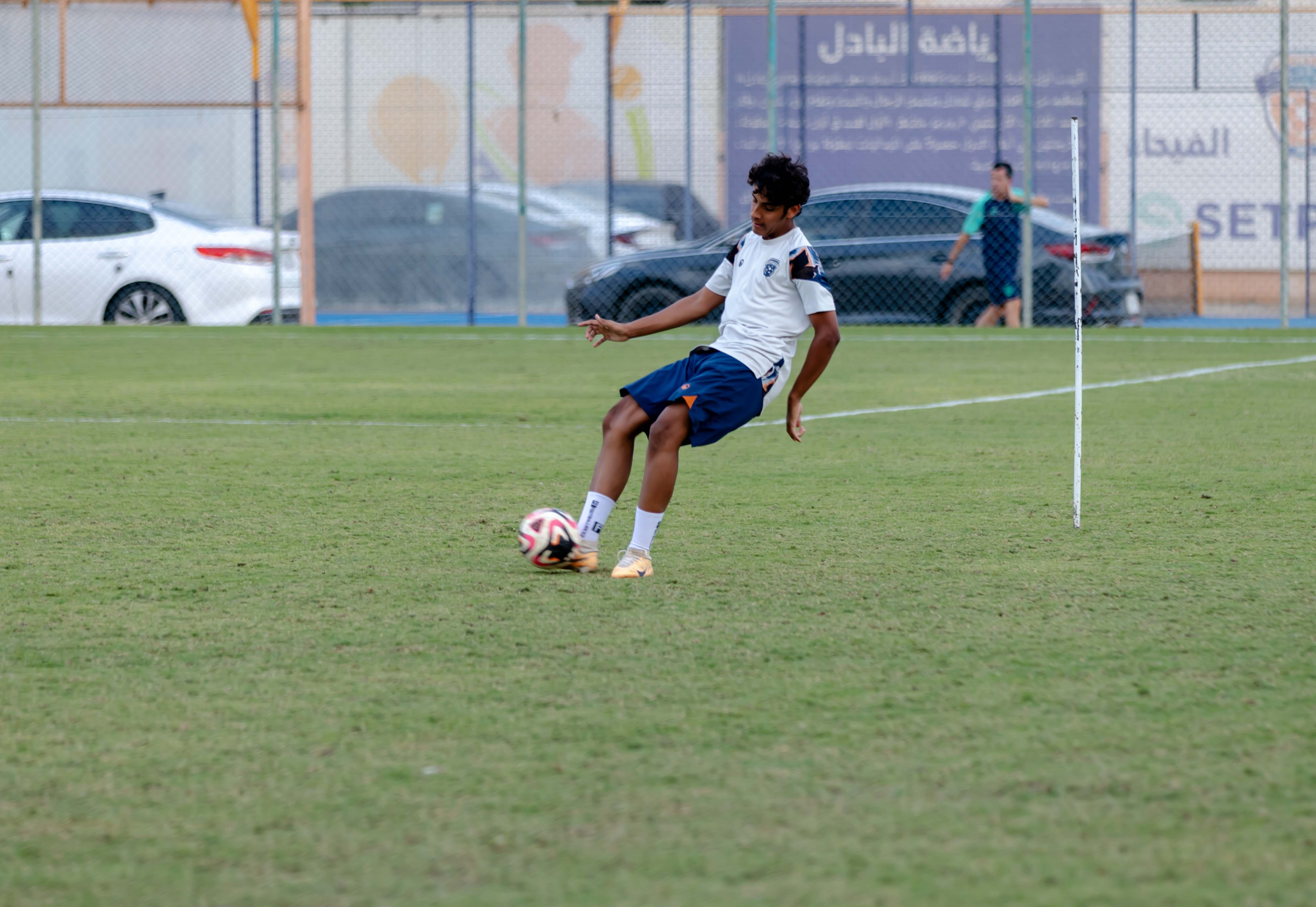الفيحاء تحت 15 سنة يجري تمرينه الرئيس لمواجهة نظيره نادي الهلال