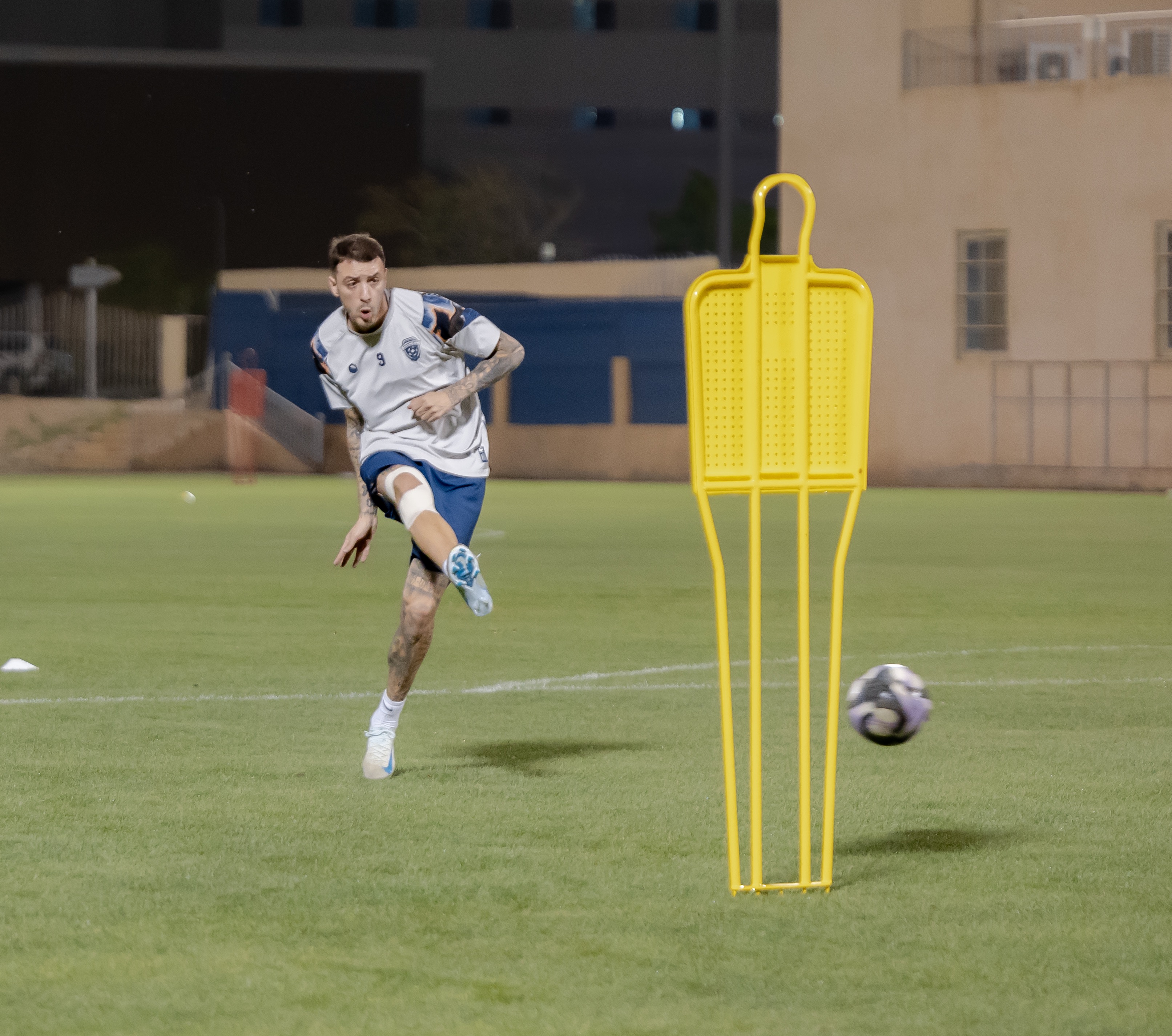 الفيحاء يجري مرانه الرئيس استعداداً لمواجهة العروبة