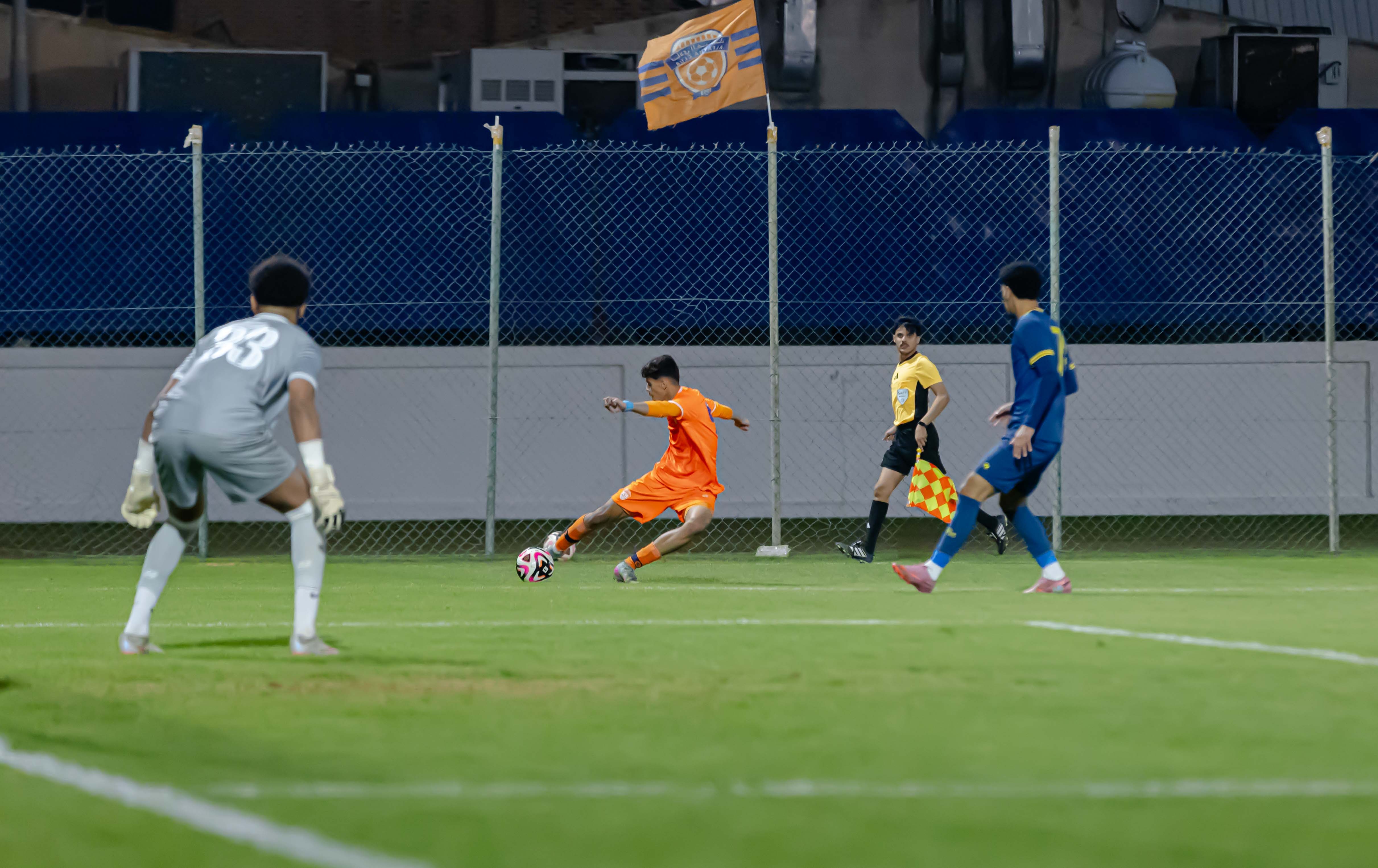 الفيحاء تحت 18 سنة يتعادل ايجابياً مع نظيرة نادي الحزم